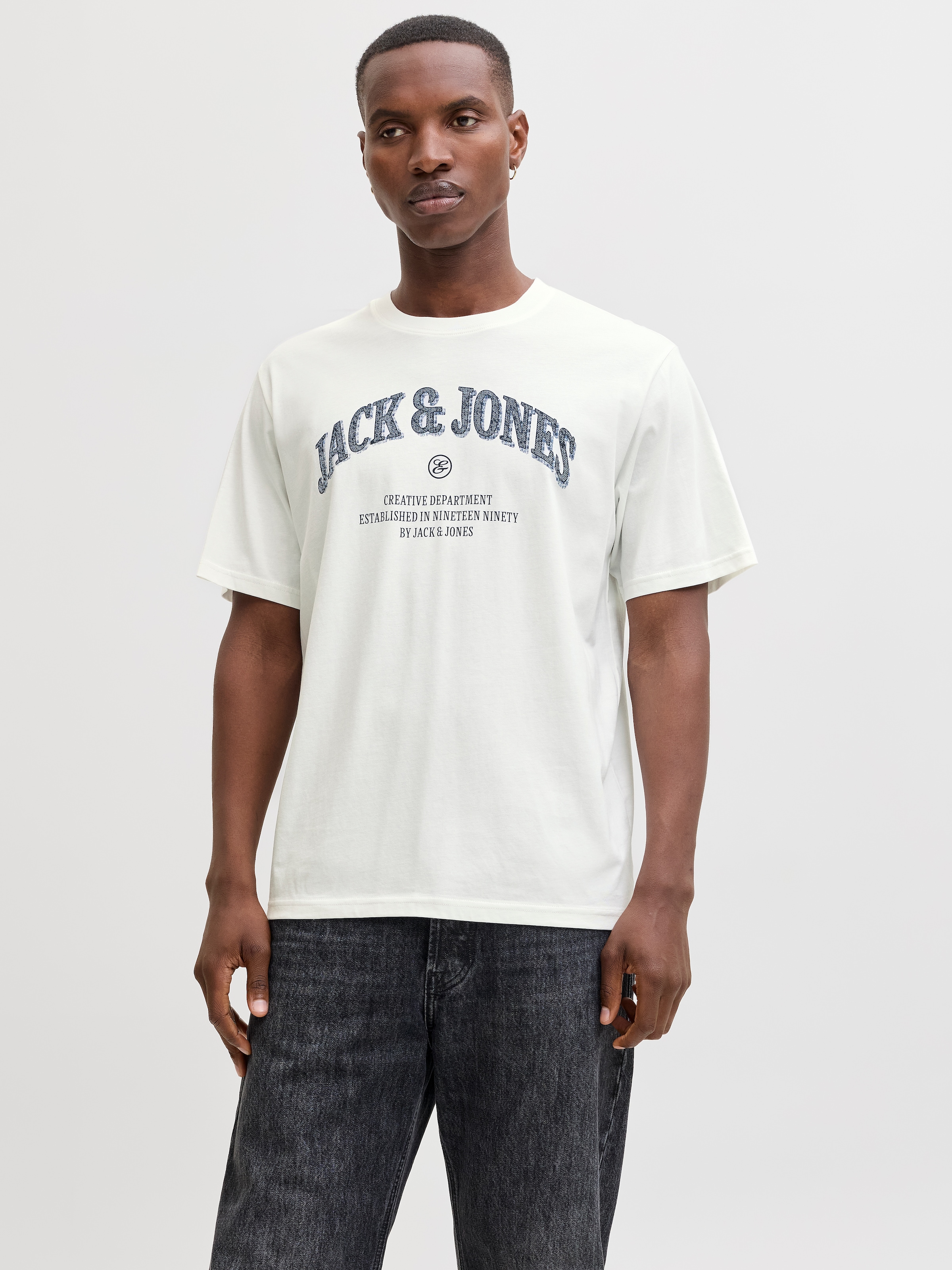 Image of Jack & Jones Rundhalsshirt "JJEDENVER GRAPHIC TEE SS O-NECK SN" mit Logobranding