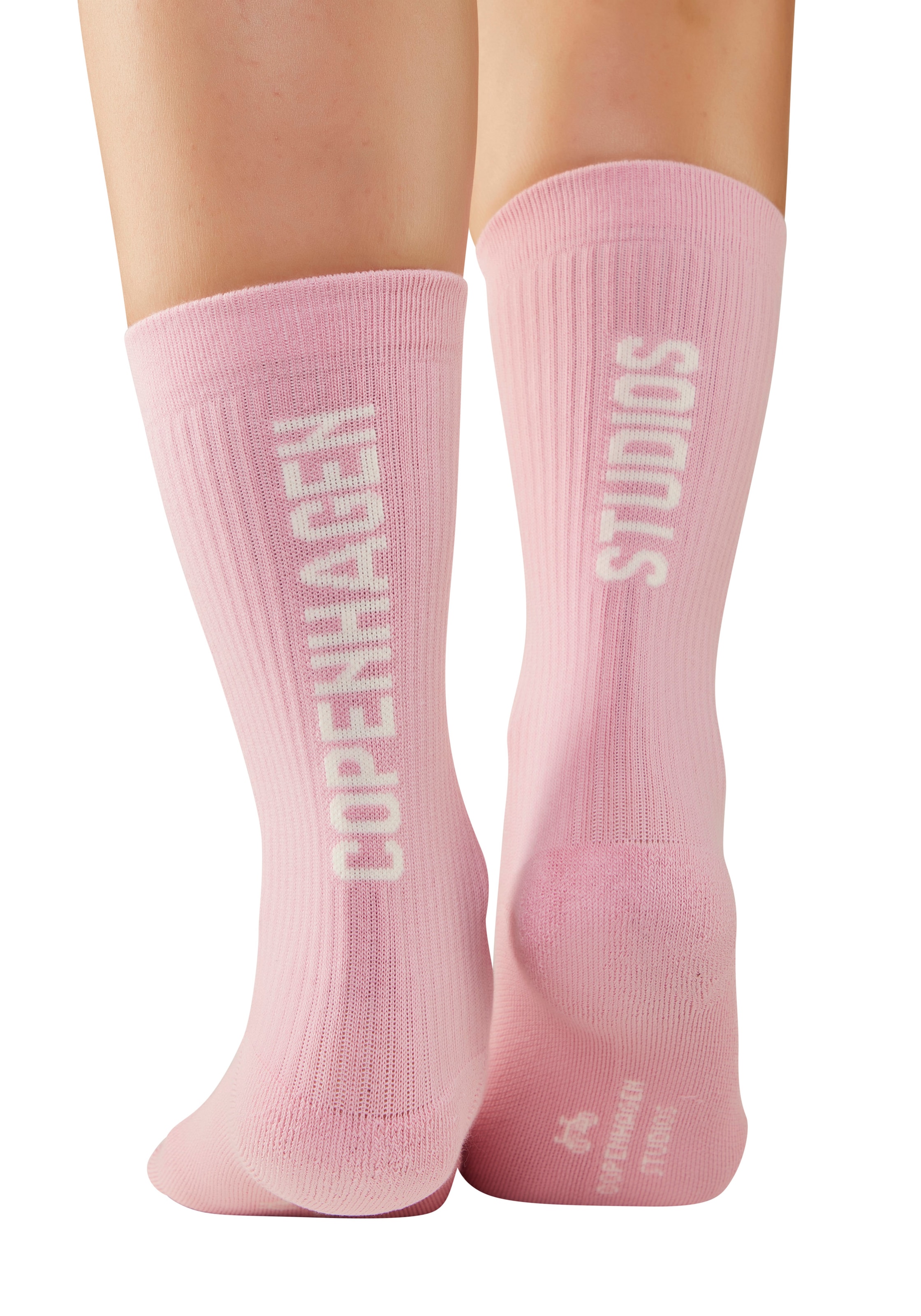 Copenhagen Studios Tennissocken Packung, 3 Stk. tlg. mit grossem Schriftzug