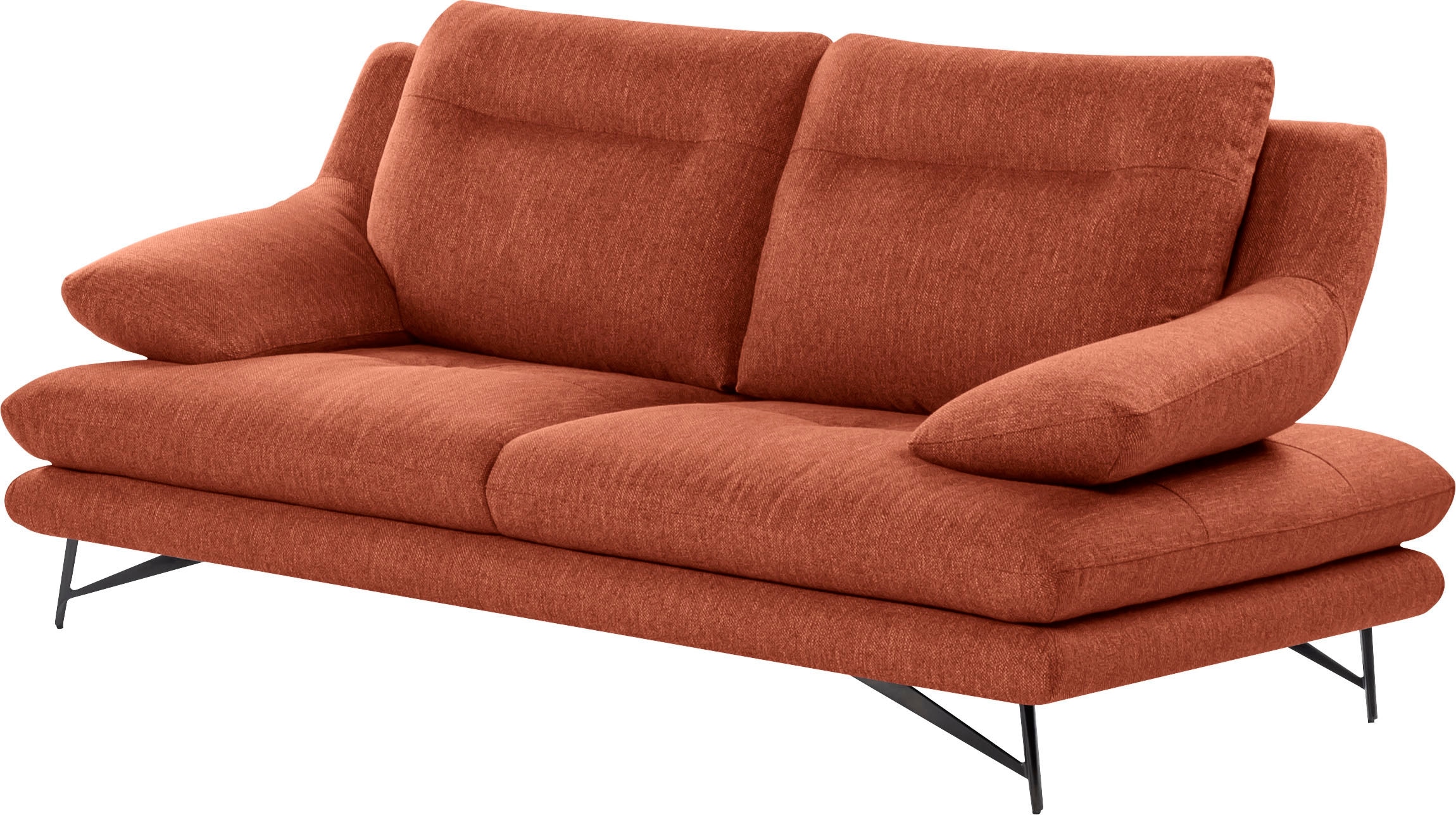 CALIA ITALIA 3-Sitzer »Cezanne modern, elegant und bequem, aufwendige Detailverarbeitung«, wahlweise mit Sitztiefenverstellung