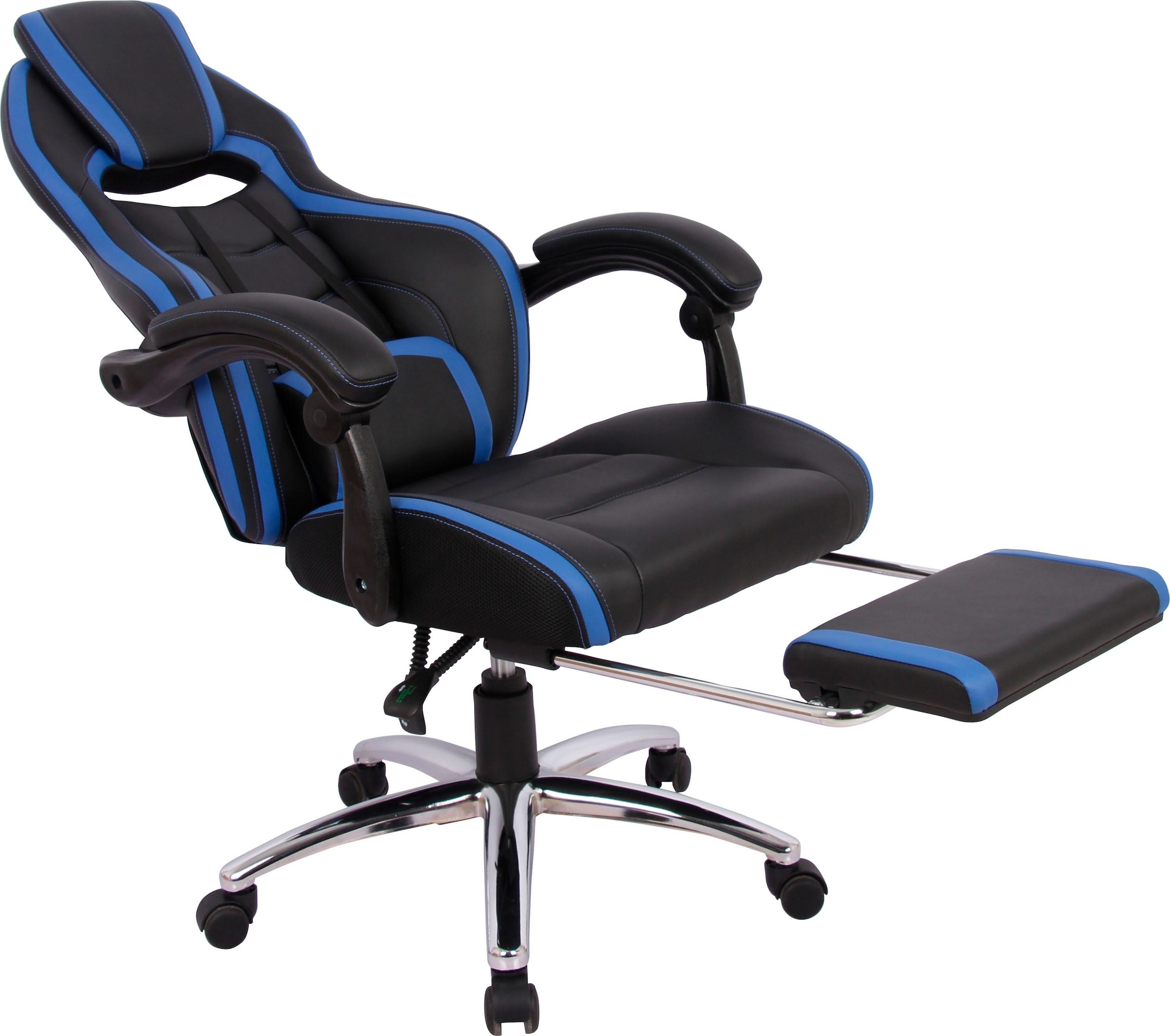 INOSIGN Gaming-Stuhl »Sprinta 1, Chefsessel mit ausziehbarer Fussstütze,«, Kunstleder, komfortabel gepolstert mit vielen ergonomischen Funktionen