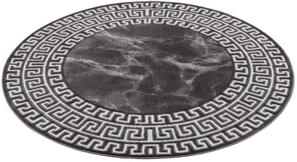 Image of Carpet City Teppich »Chic«, rund, 11 mm Höhe, Kurzflor, Bordüre, Weicher Flor, ideal für Wohnzimmer & Schlafzimmer bei Ackermann Versand Schweiz