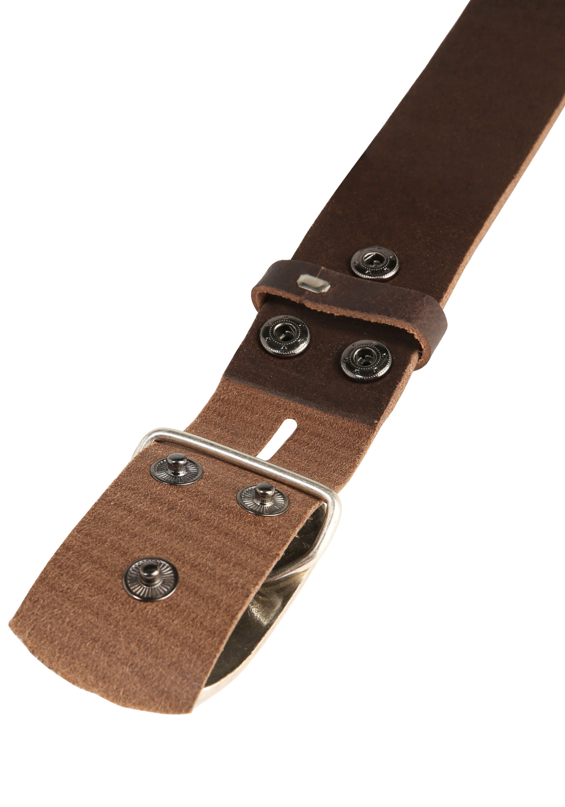 Rettungsring Gürtel Ledergürtel mit austauschbarer Schliesse »Rechteck Eingefasst«