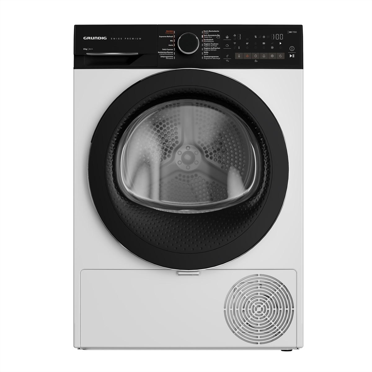 Tumbler »Grundig Wäschetrockner GTR5100, 8kg, A+++, weiss«, 8 kg