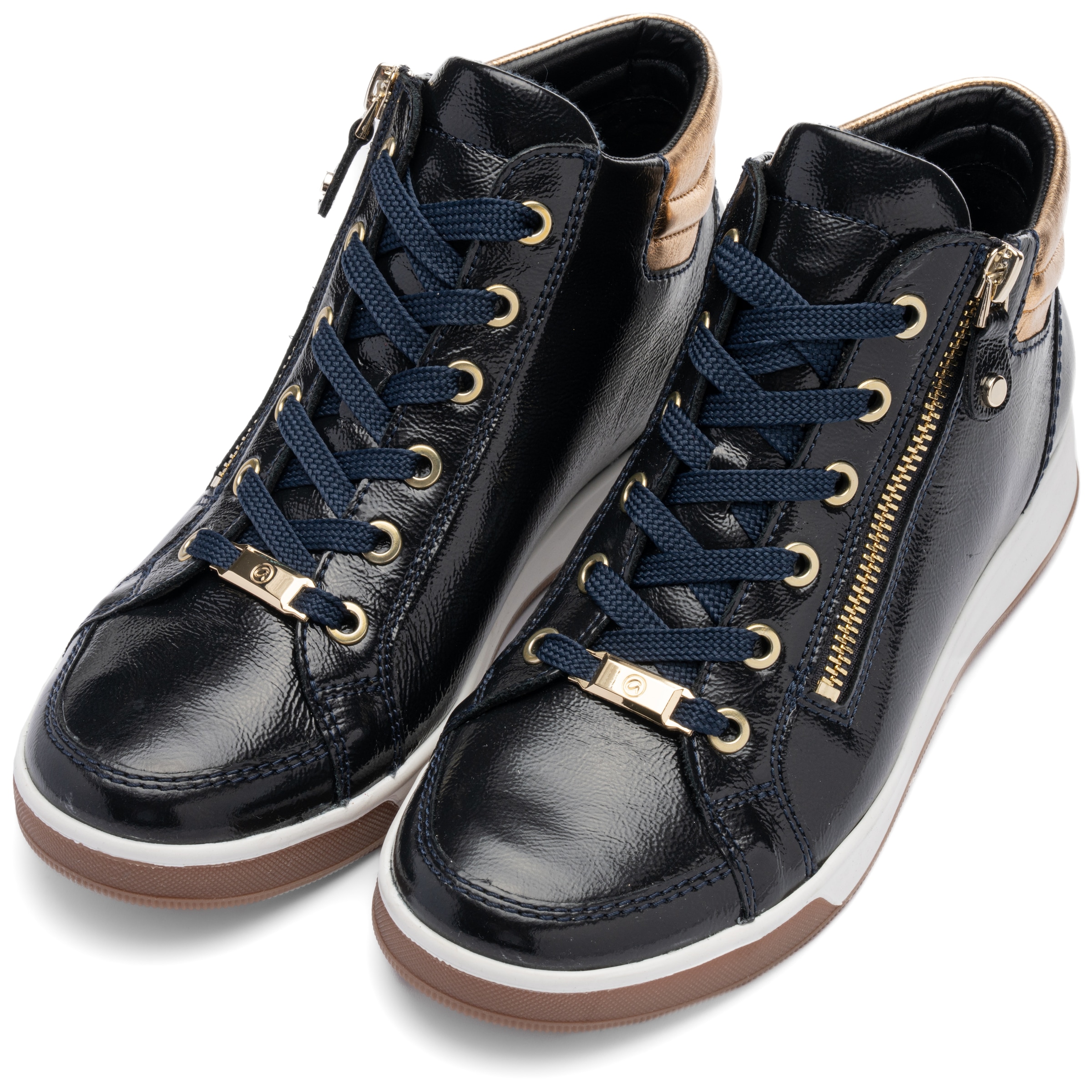 Ara Sneakerboots »ROM«  Hightop Sneaker, Schnürboots mit Kontrastbesätze