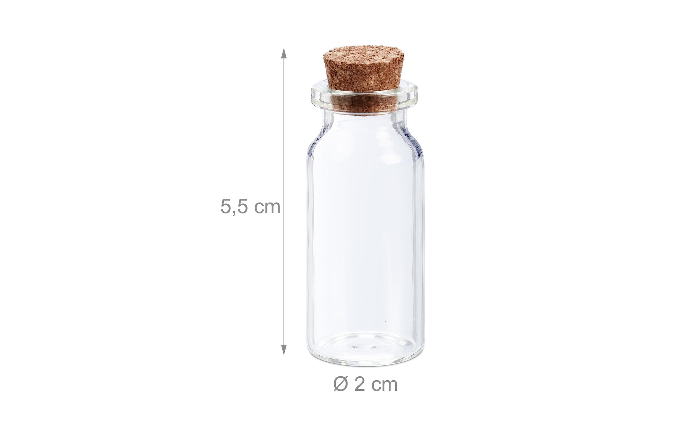 relaxdays Einmachglas »10 ml 60 Stück«, (60 tlg.)
