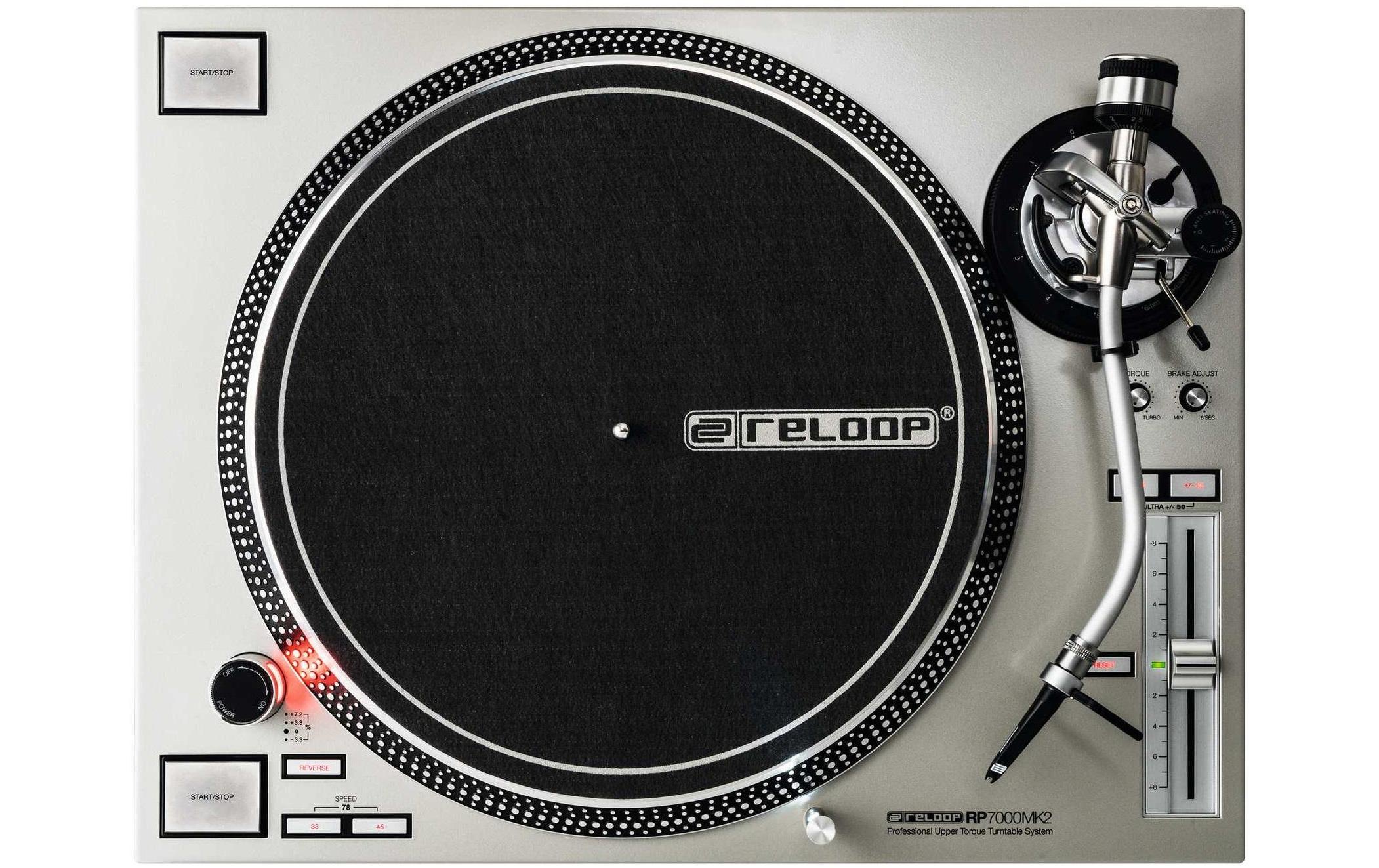 Reloop® Plattenspieler »RP-7000 MKII Silberfarben«