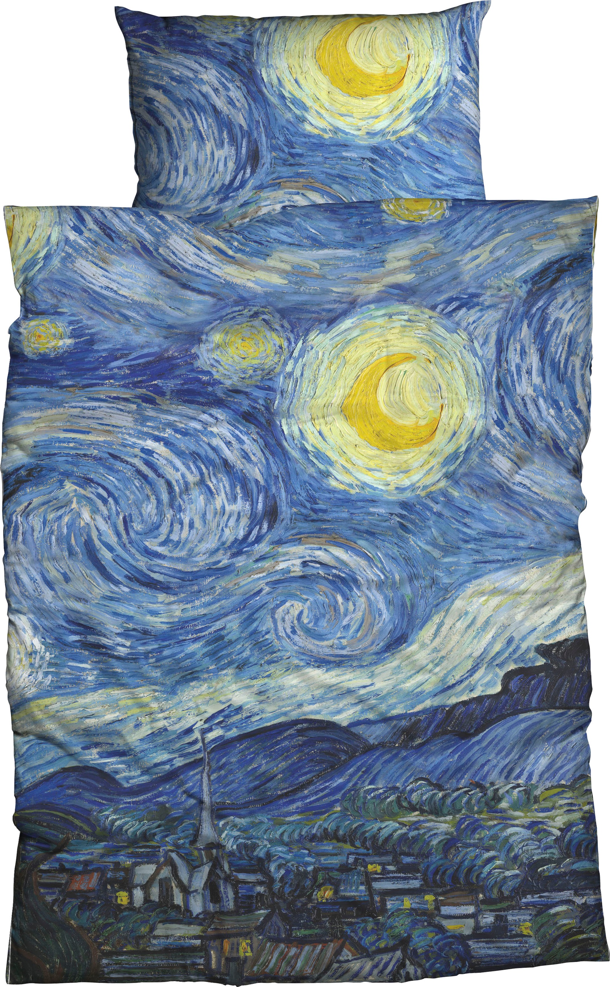 Image of Goebel Bettwäsche "Starry Night" 2 Stk. geniales Design von Vincent van Gogh