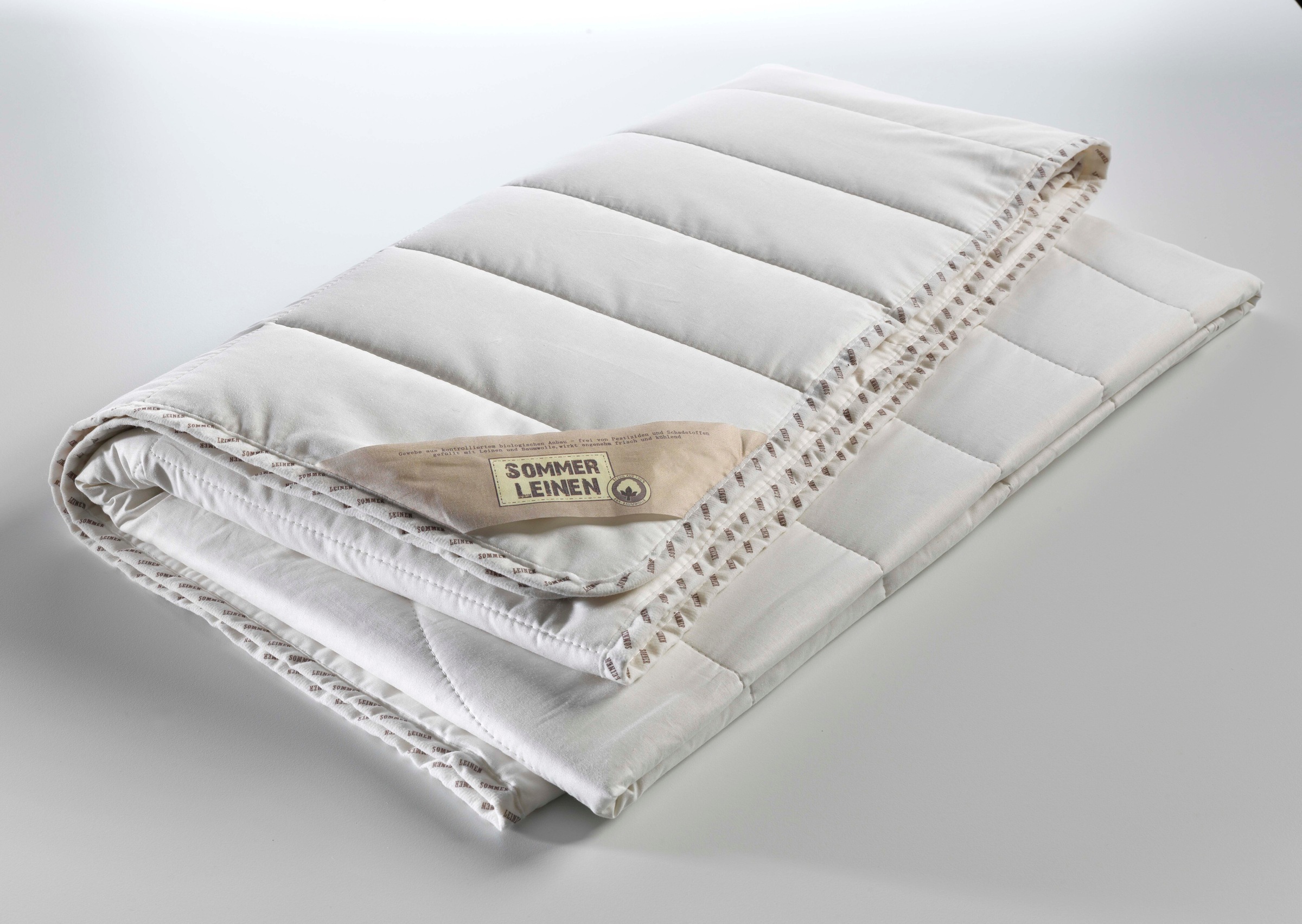 Image of Kyburz Einziehdecke »Sommerduvet«, leicht, Füllung 60% Leinen, 40% Baumwolle, Bezug 100% Baumwollfeingewebe (kbA) Farbe natur, (1 St.) bei Ackermann Versand Schweiz