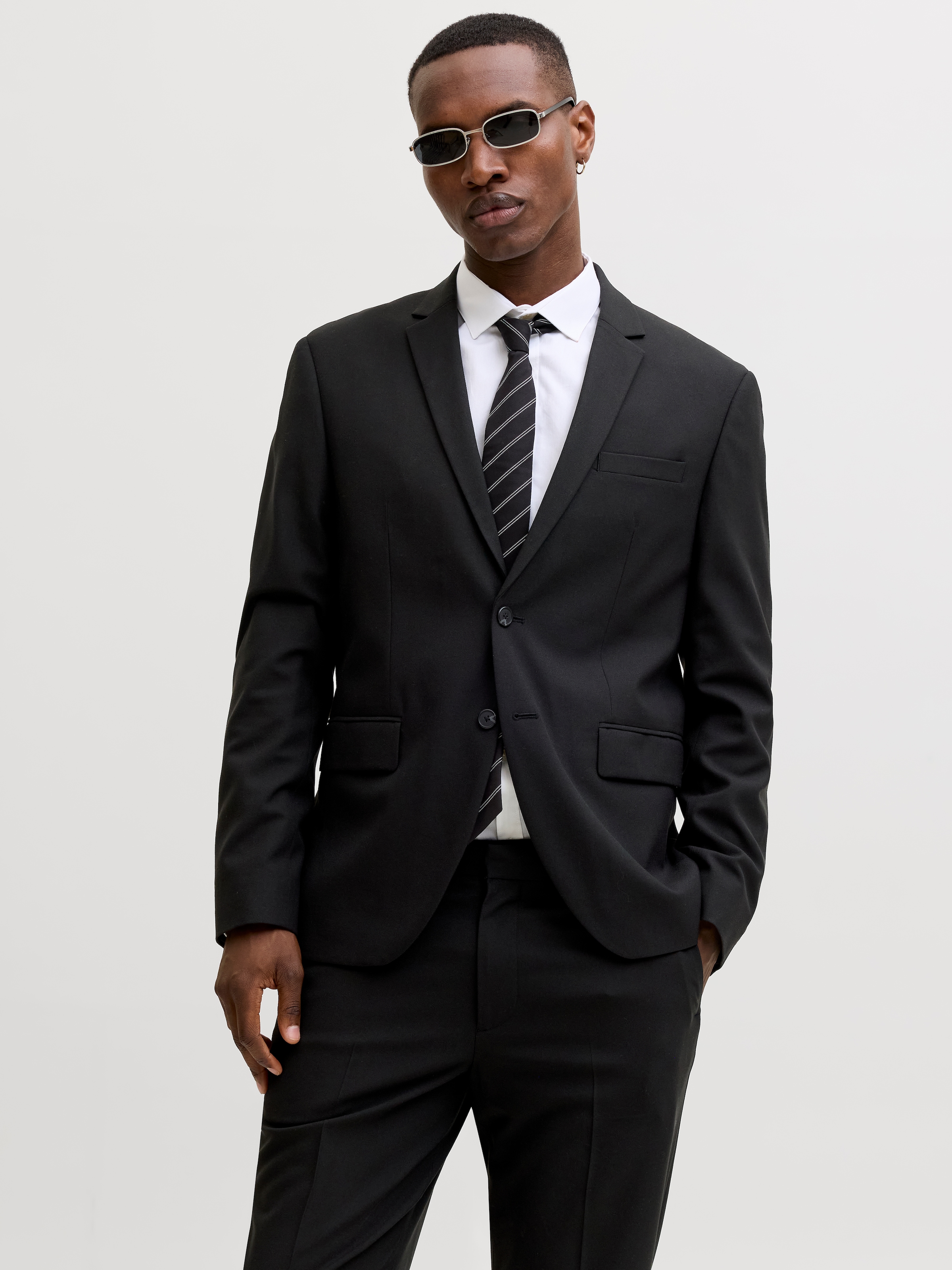 Image of Jack & Jones Sakko "JPRBLAMARTIN BLAZER CO01" Materialmix, slim fit