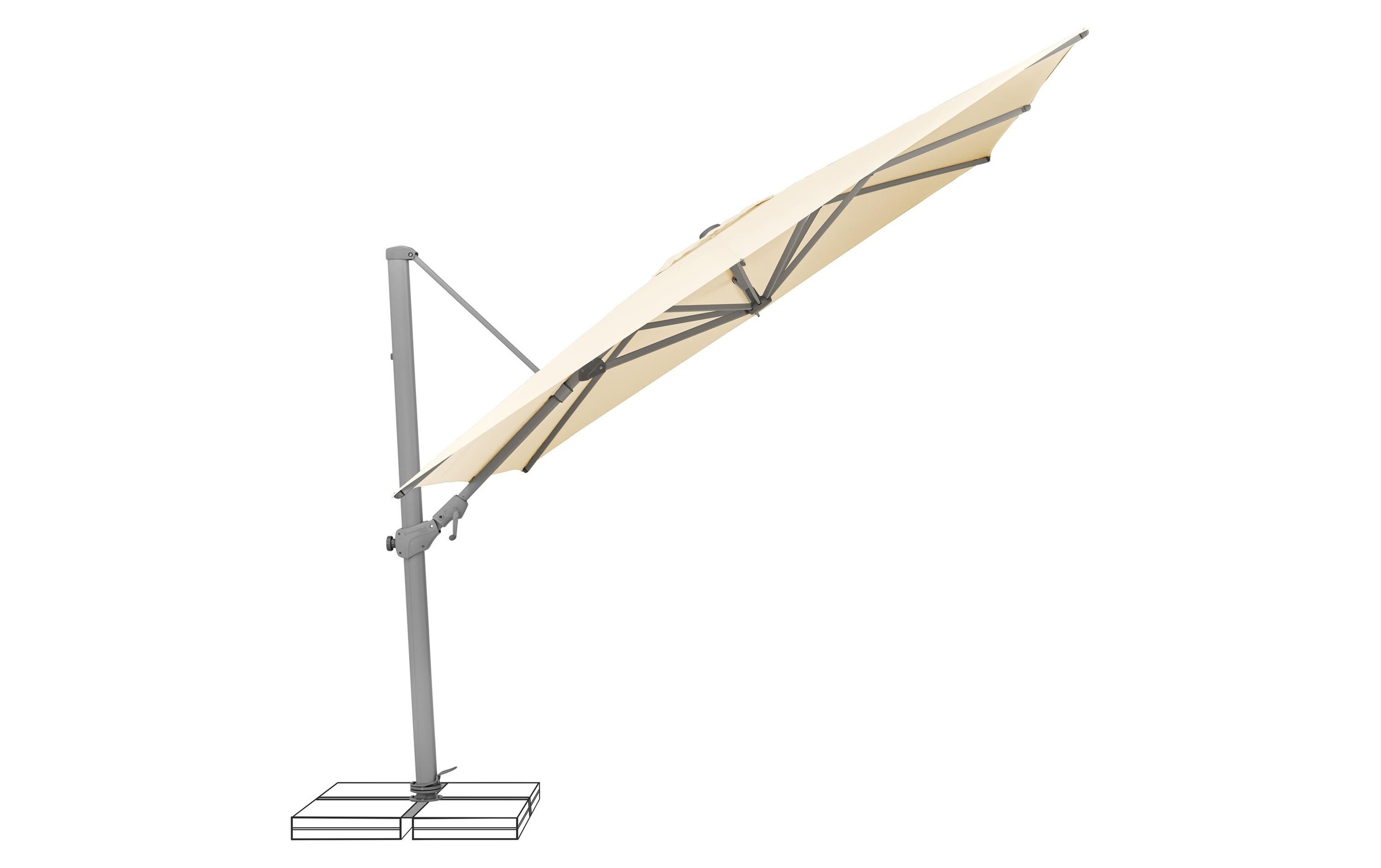   Parasol »Suncomfort by Glatz Varioflex, 300 x 300 cm«