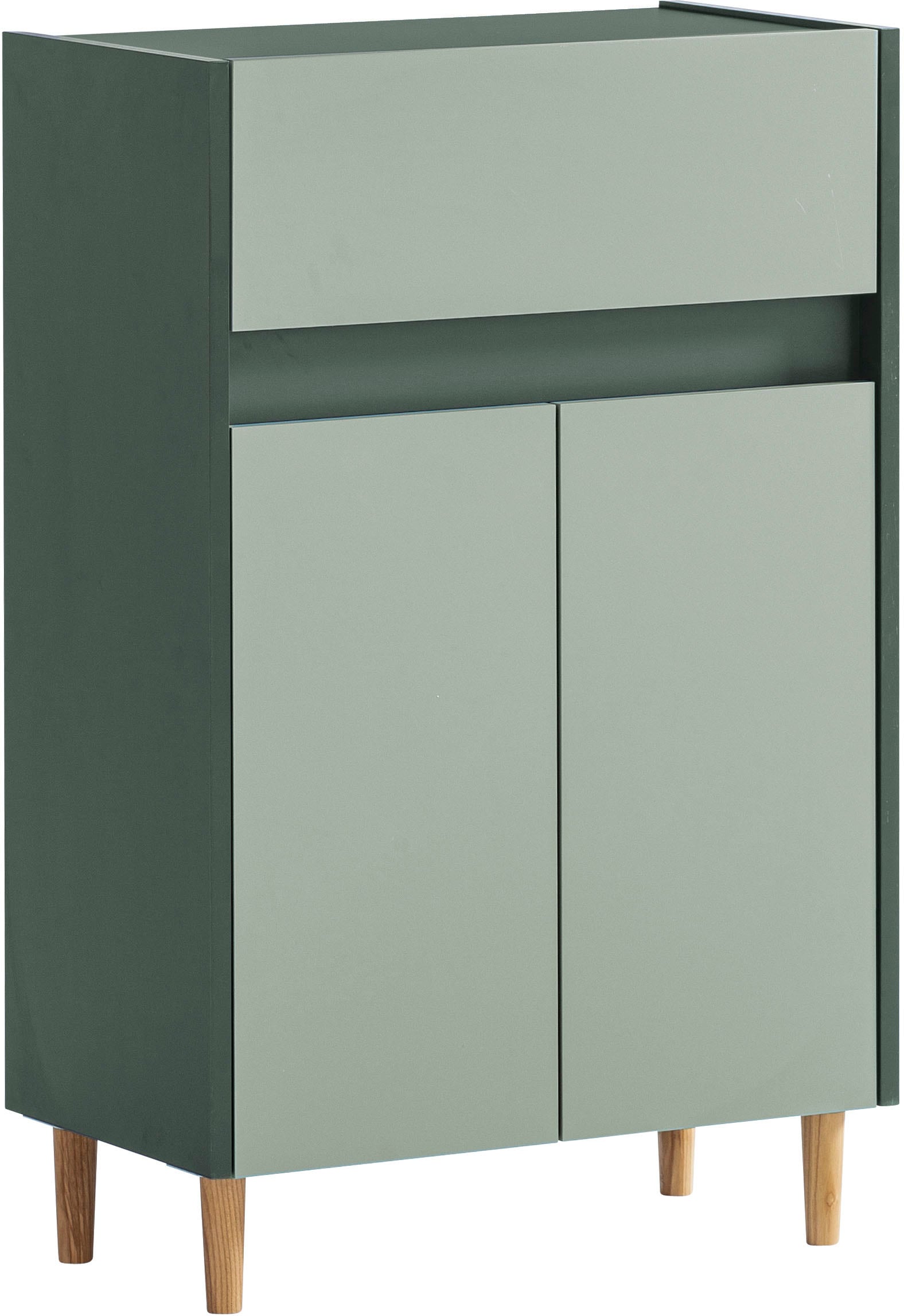 Image of welltime Unterschrank "Lovis, Breite 56 cm" Metallbeschläge, Möbelfüsse aus Massivholz