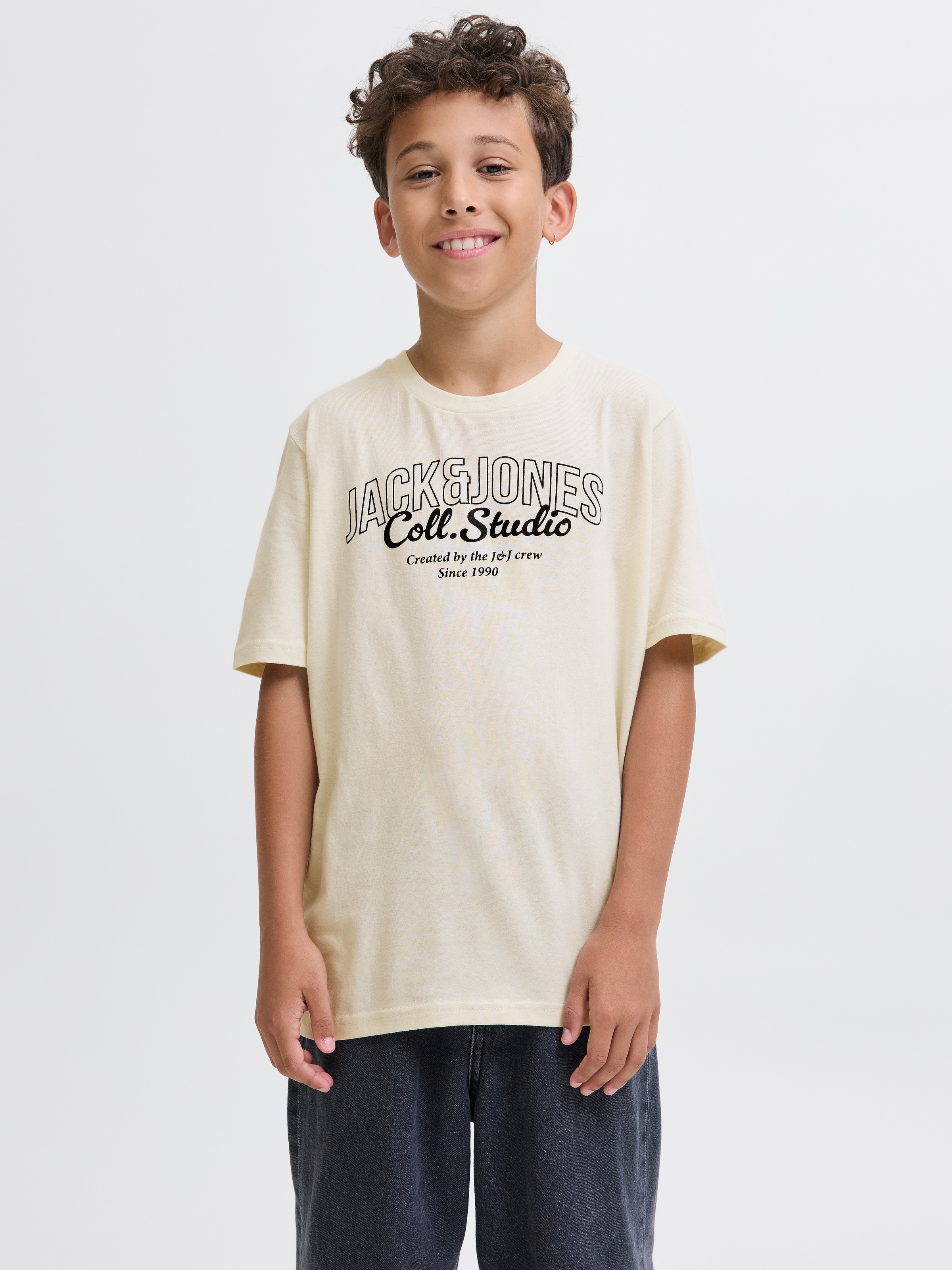 Jack & Jones Junior T-Shirt »JJMAKOTO TEE SS CREW NECK 2PK JNR« Packung, 2 Stk.