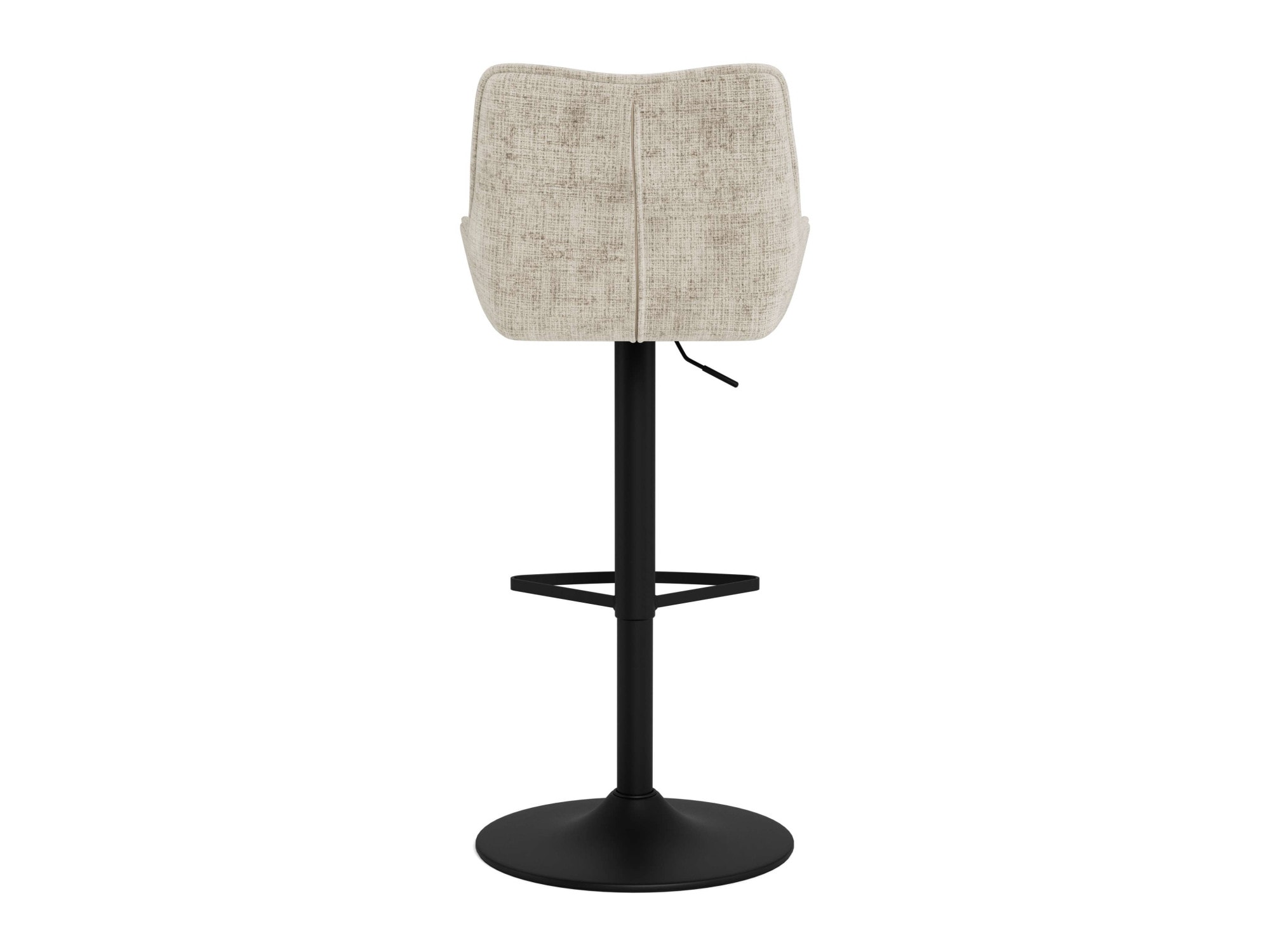 ACTONA GROUP Barhocker »Eddie, Thekenhocker, Barstuhl mit Rückenlehne und Fussstütze« Set, 2, 2 Stk. tlg. Barhocker, Stoffbezug, geschwungene Form, Gaslift, Drehfunktion, FSC™