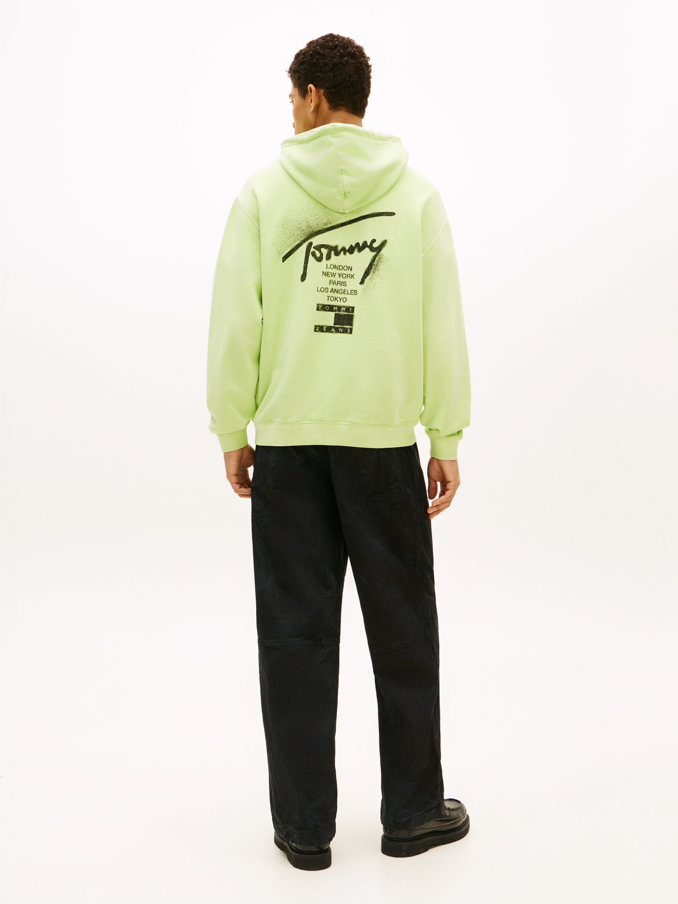 Tommy Jeans Kapuzensweatshirt »TJM RELAXED NEON SIGN«, Relaxed fit mit Kapuze
