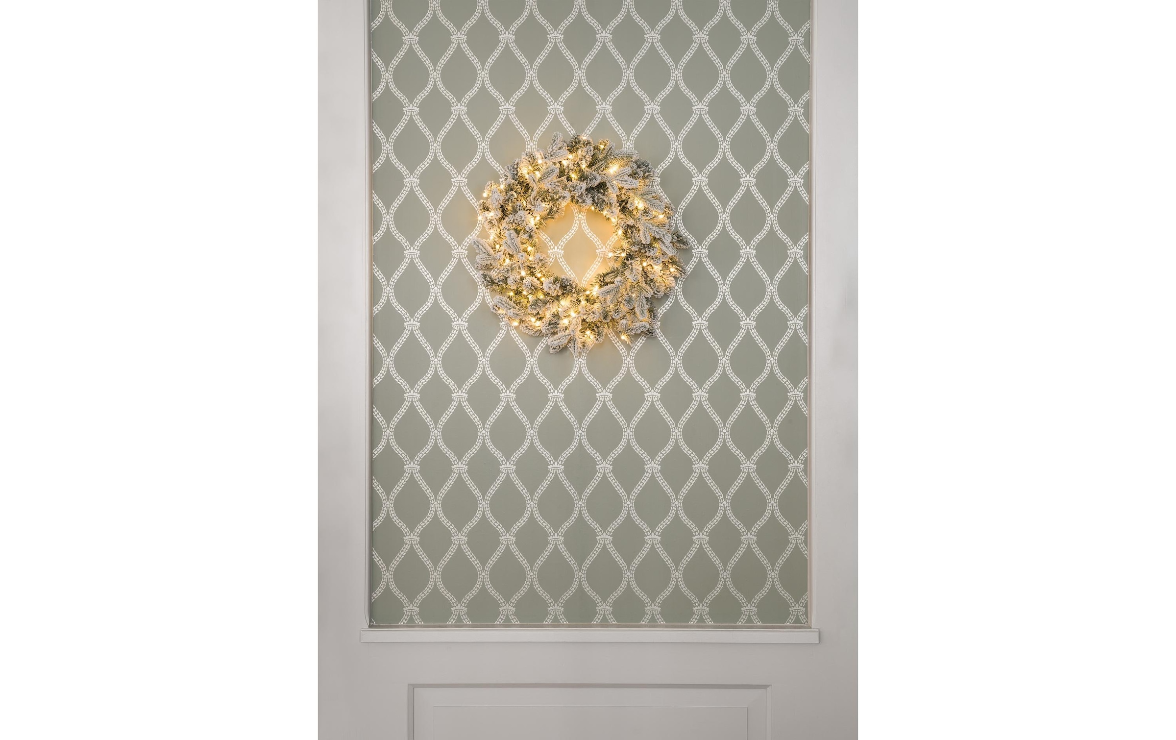 STT LED Stern »Snowy Wreath« LED-Modul Warmweiss