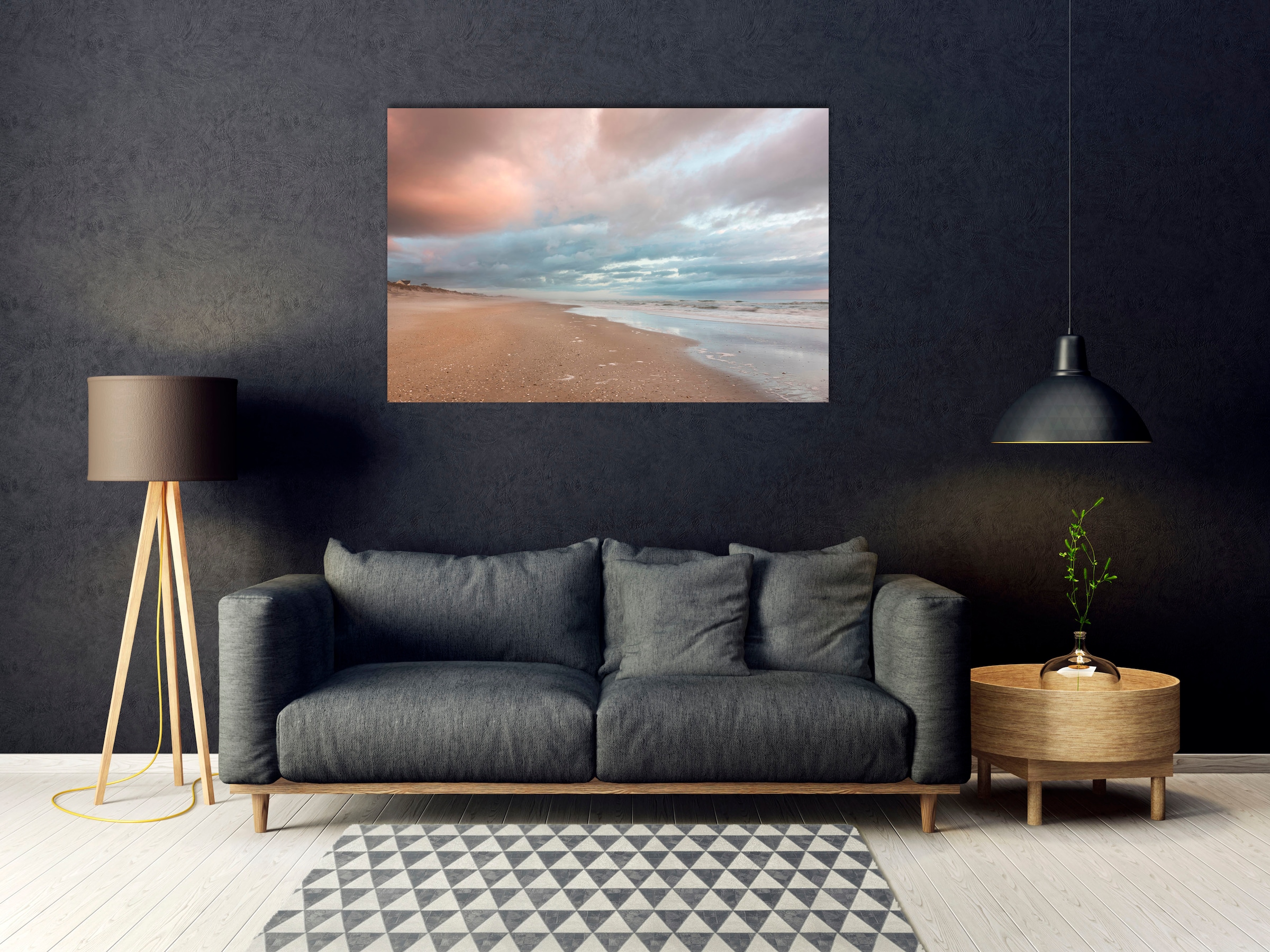 Image of queence Acrylglasbild "Exes" Strand 1 Stk. tlg.