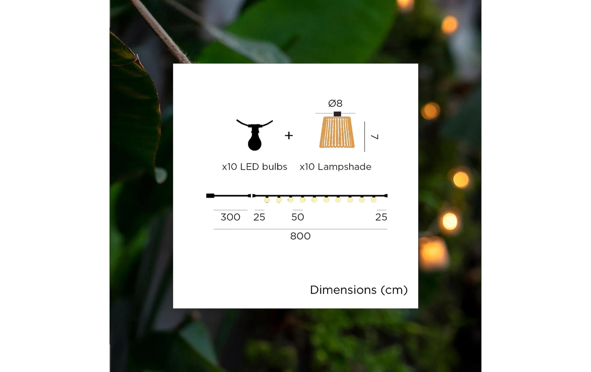   Guirlande LED »new Garden Okinawa für aussen« 10 cuis-flammig