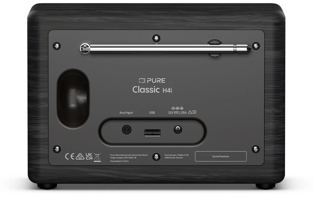 Pure Digitalradio (DAB+) »Classic H4i«, (Bluetooth Digitalradio (DAB+)-FM-Tuner-Internetradio)