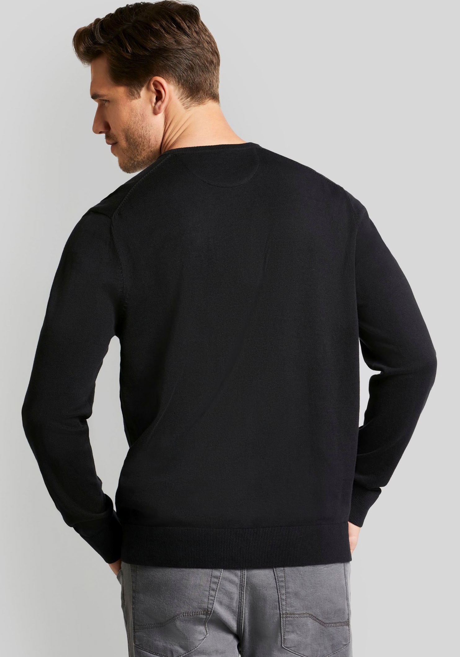 ohne kaufen ➤ V-Ausschnitt-Pullover Mindestbestellwert