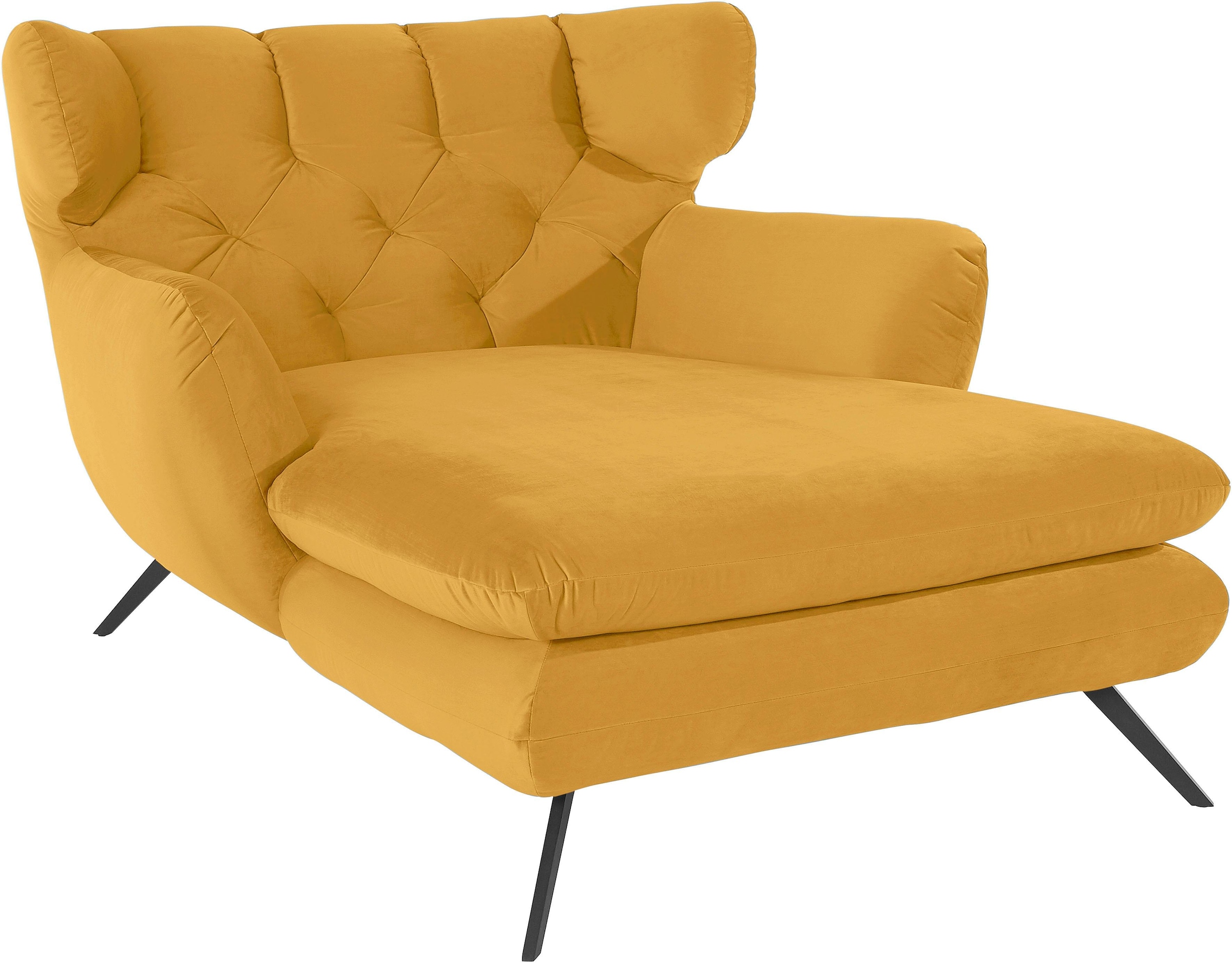 Image of 3C Candy Loveseat "Beatrice Loungesessel, Ohrensessel, bequem zum Relaxen, Breite 100cm" mit Knopfheftung im Rücken, Fernsehsessel, Relaxsessel