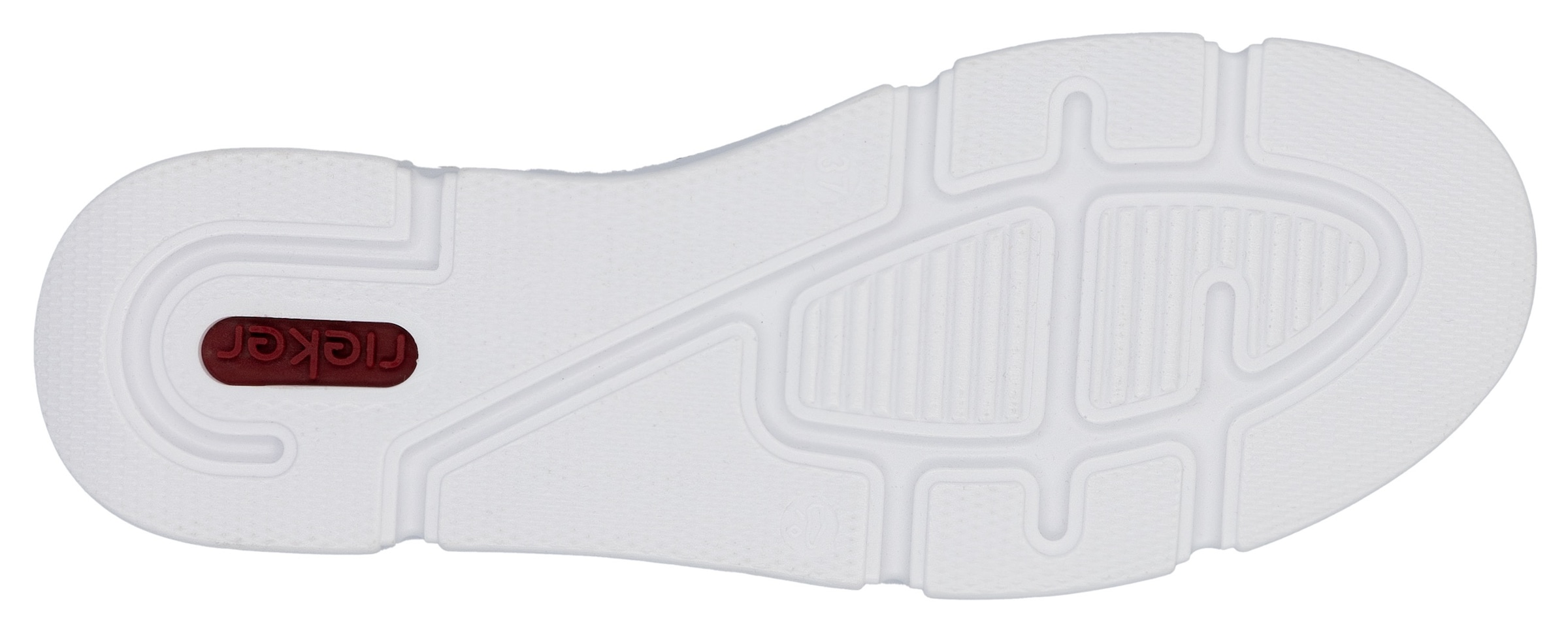 Rieker Sneaker, mit trendigen Schnürsenkeln, Freizeitschuh, Halbschuh, Schnürschuh