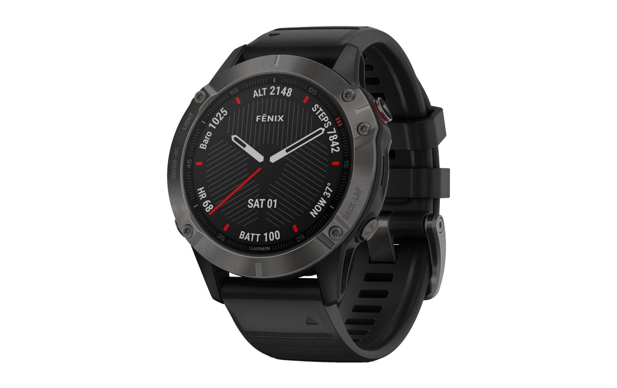 Image of Garmin Fitnessuhr »GPS-Sportuhr fenix 6 Sapphire Schwarz« bei Ackermann Versand Schweiz