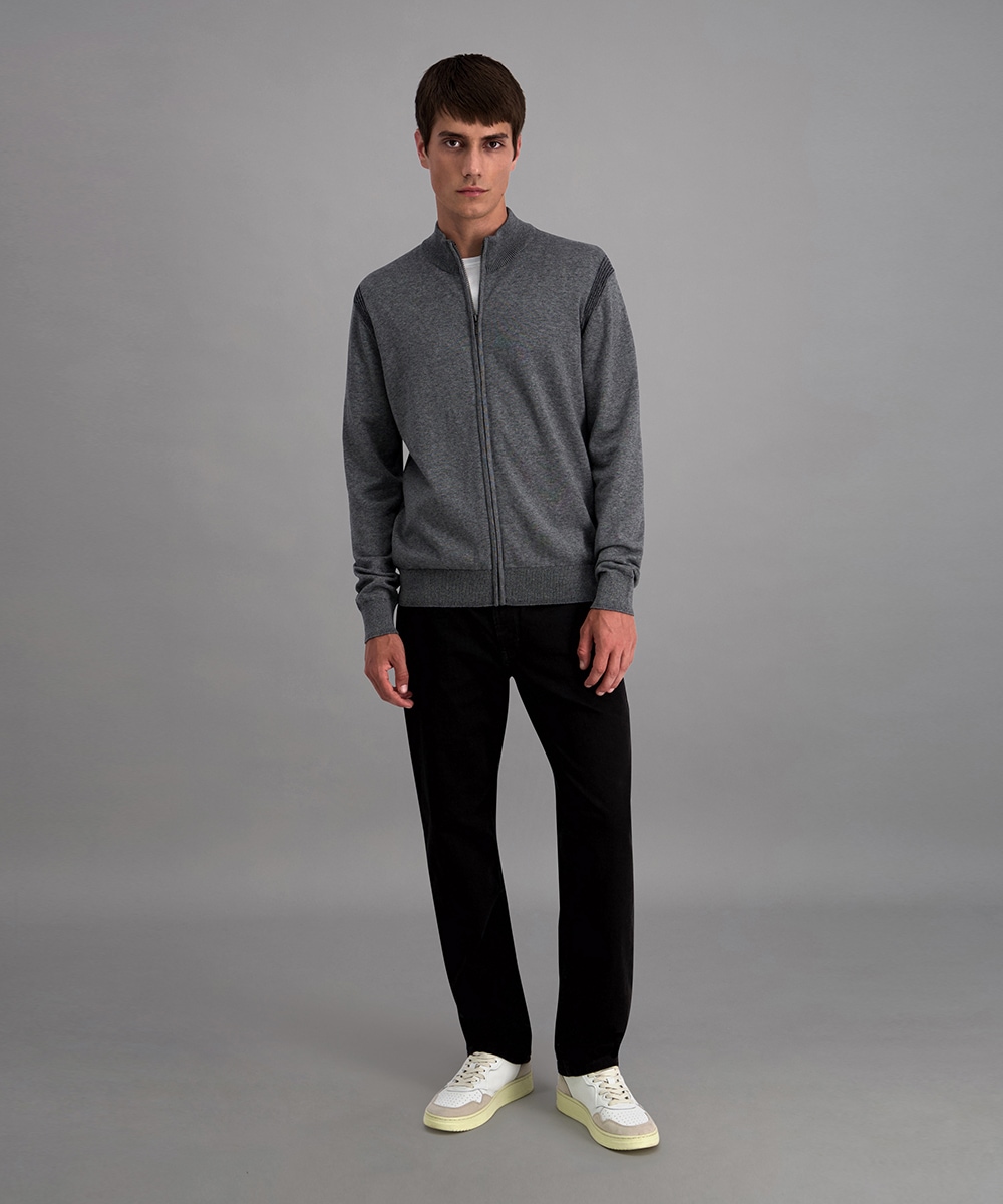 Pioneer Authentic Jeans Veste en tricot , aus Baumwolle
