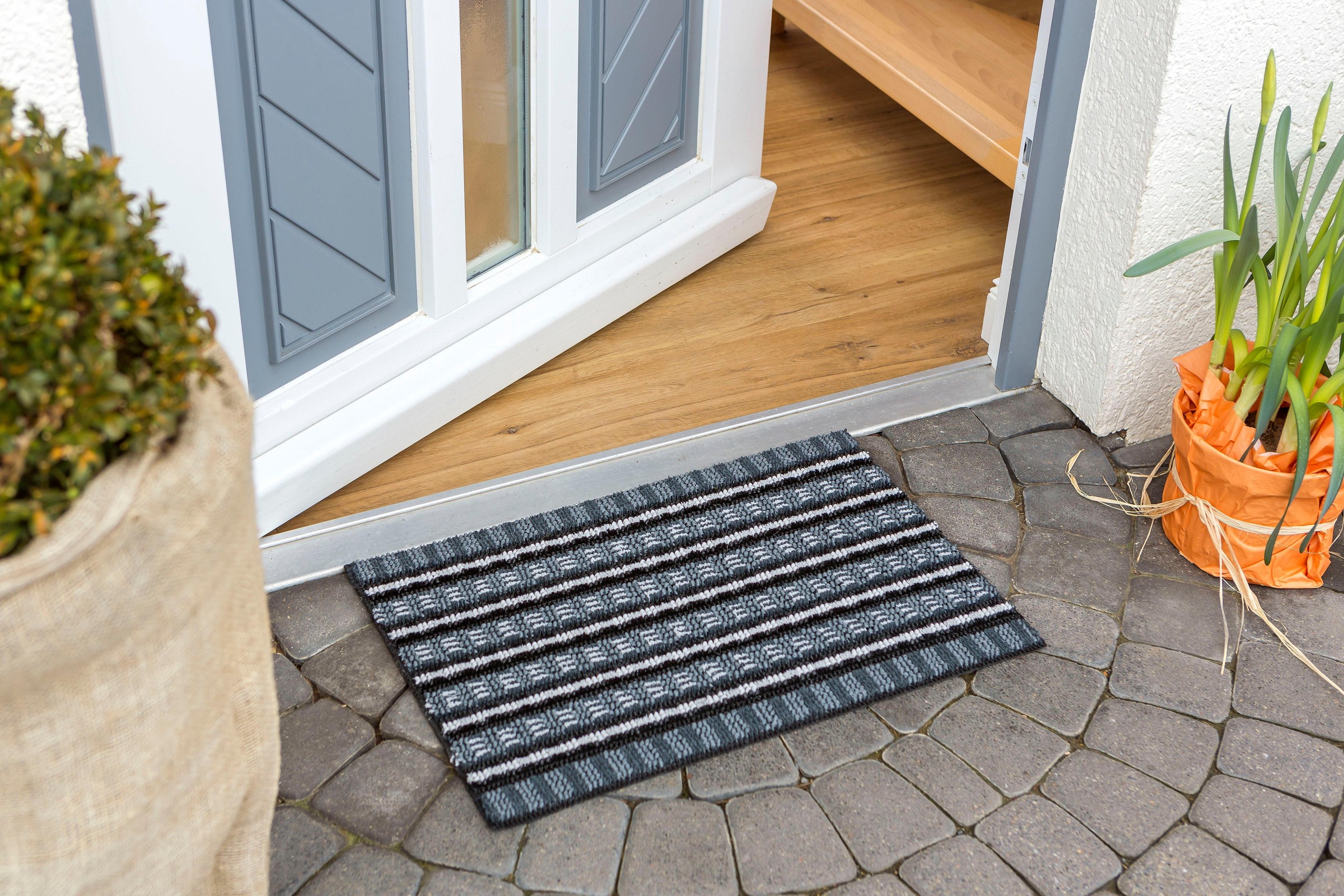 ASTRA Fussmatte »Poly Brush 250«, rechteckig, 14 mm Höhe, Schmutzfangmatte, In -und Outdoor geeignet