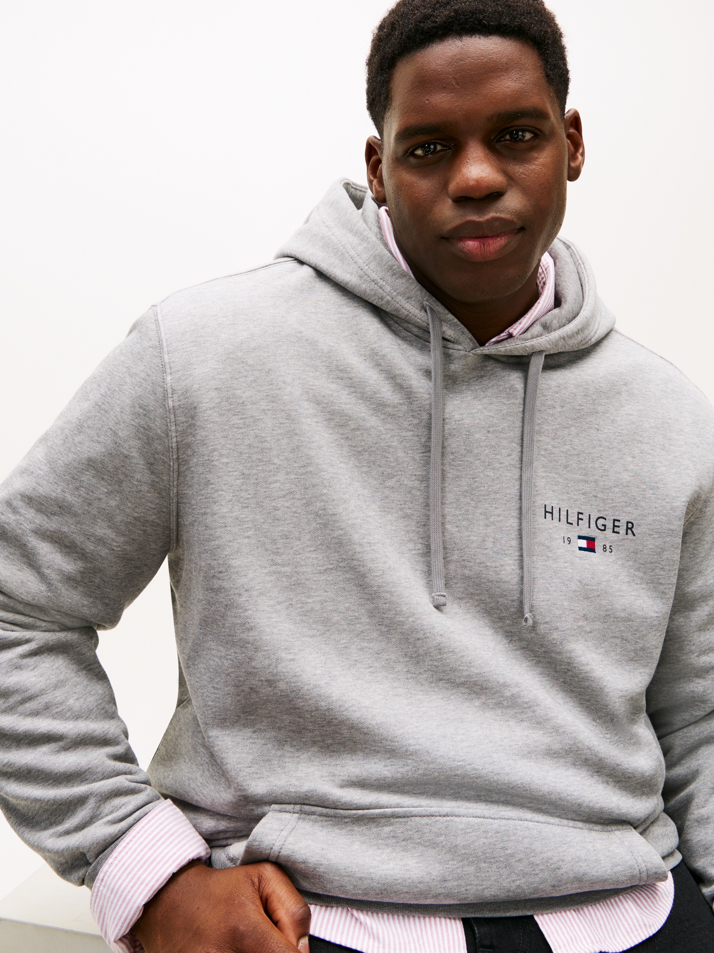 Tommy Hilfiger Big & Tall Hoodie »BT-BRAND LOVE HILFIGER«, Grosse Grössen, normale Passform
