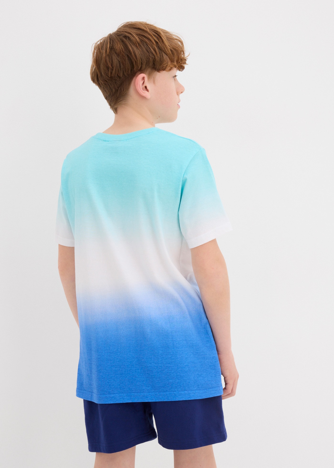 bonprix T-shirt en coton doux pour la peau, coupe régulière, manches courtes