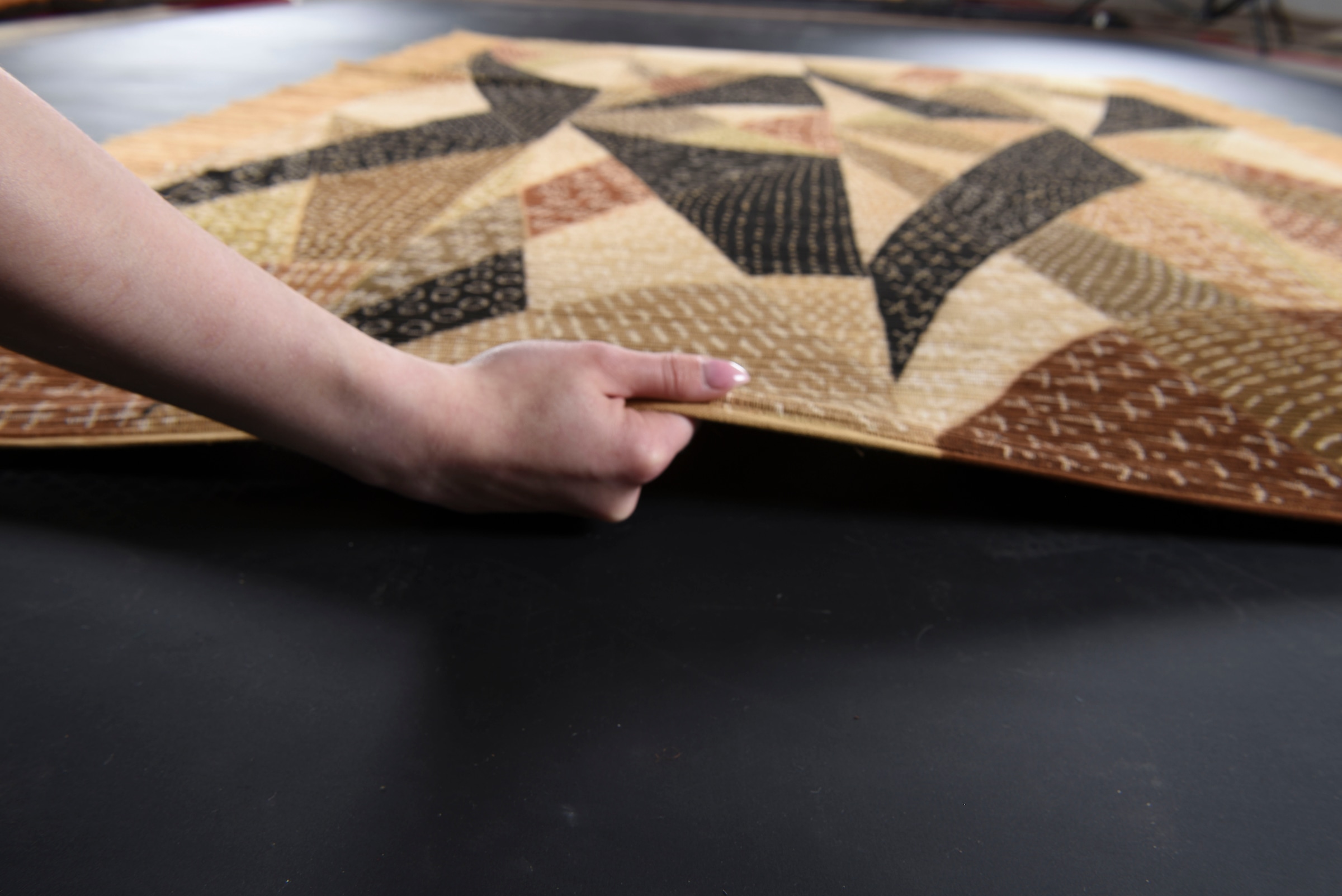 DIE HAUSKUNST Teppich »Chiya Tiama 4« rechteckig 4 mm Höhe Flachgewebe, handgewebt, mit Fransen