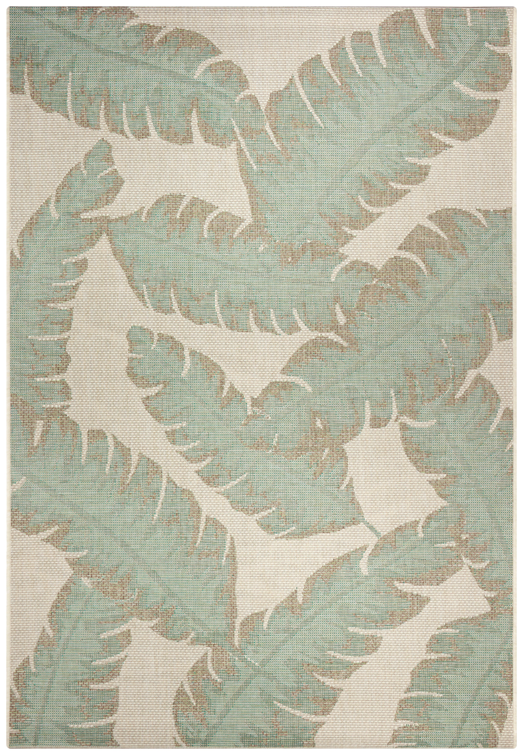 Image of my home Teppich »Grace«, rechteckig, 4 mm Höhe, In-und Outdoor geeignet, Florales Design, Wohnzimmer, Balkon, Terrasse, Garten, Robust, Pflegeleicht, Flachgewebe bei Ackermann Versand Schweiz