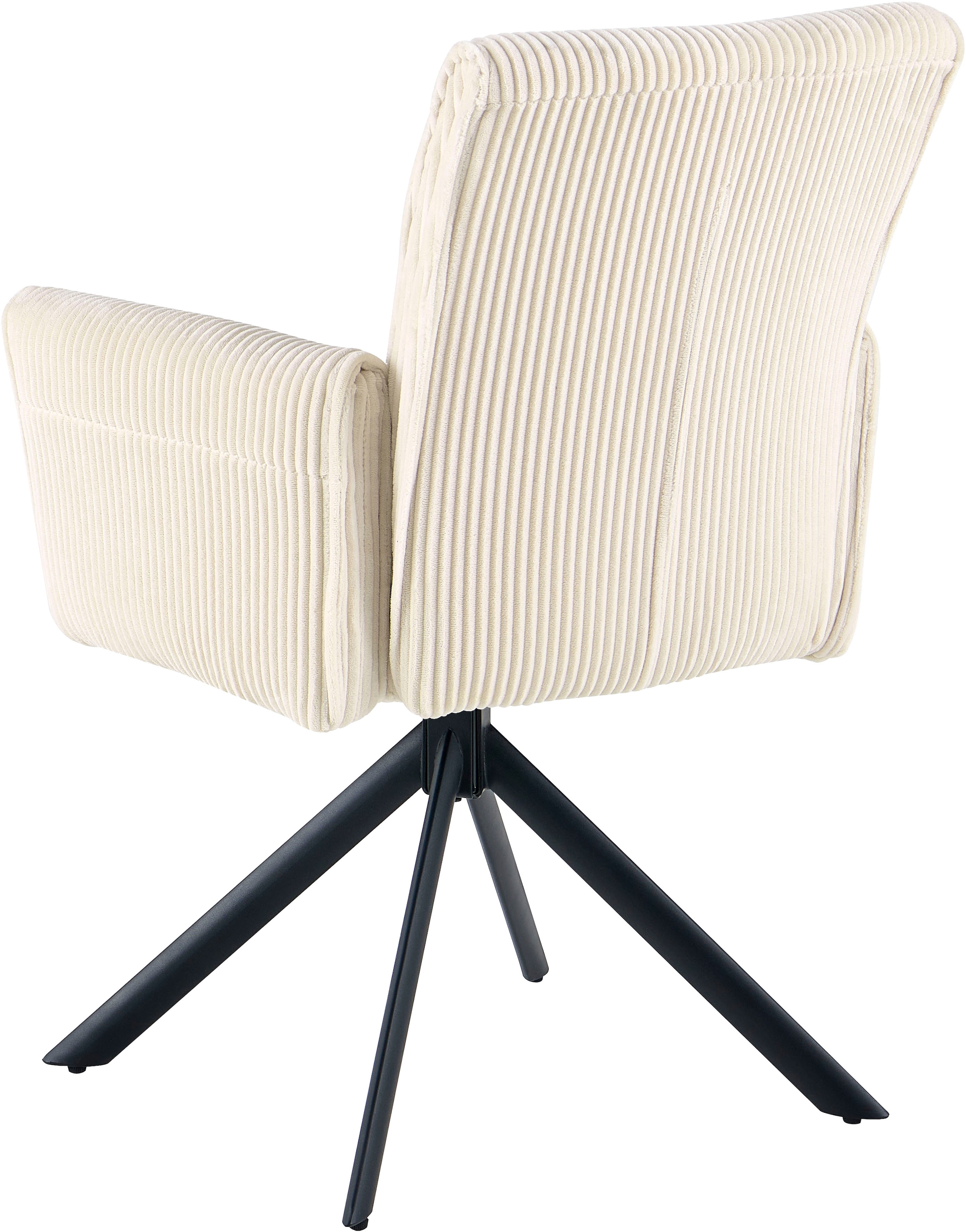 GOODproduct Esszimmerstuhl »Viola, 2er-Set« (Set) 2 Stk.gemütlicher Armlehnstuhl mit Federkern, 360° drehbar, viele Varianten