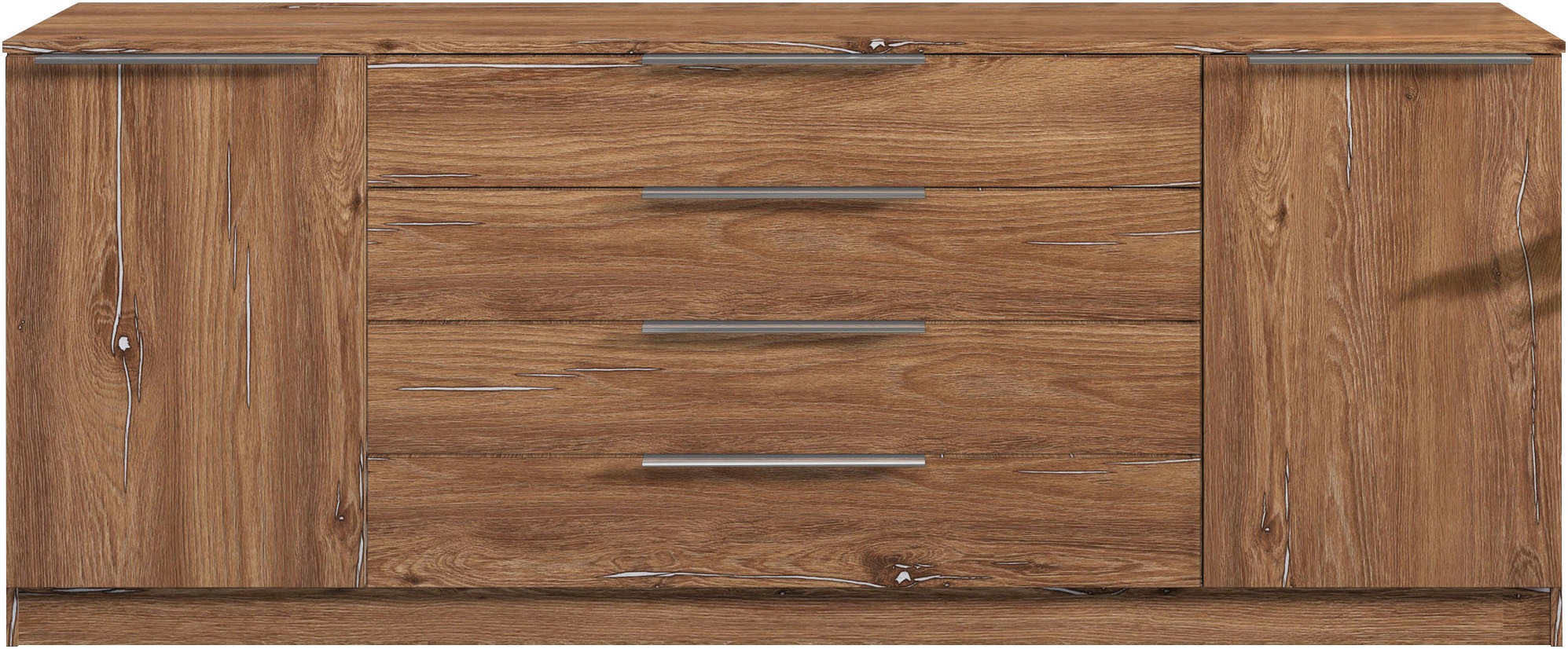 borchardt Möbel Kommode "Oliva, Kommode mit Metallgriffen" Breite 200 cm, mit 4 Schubkästen