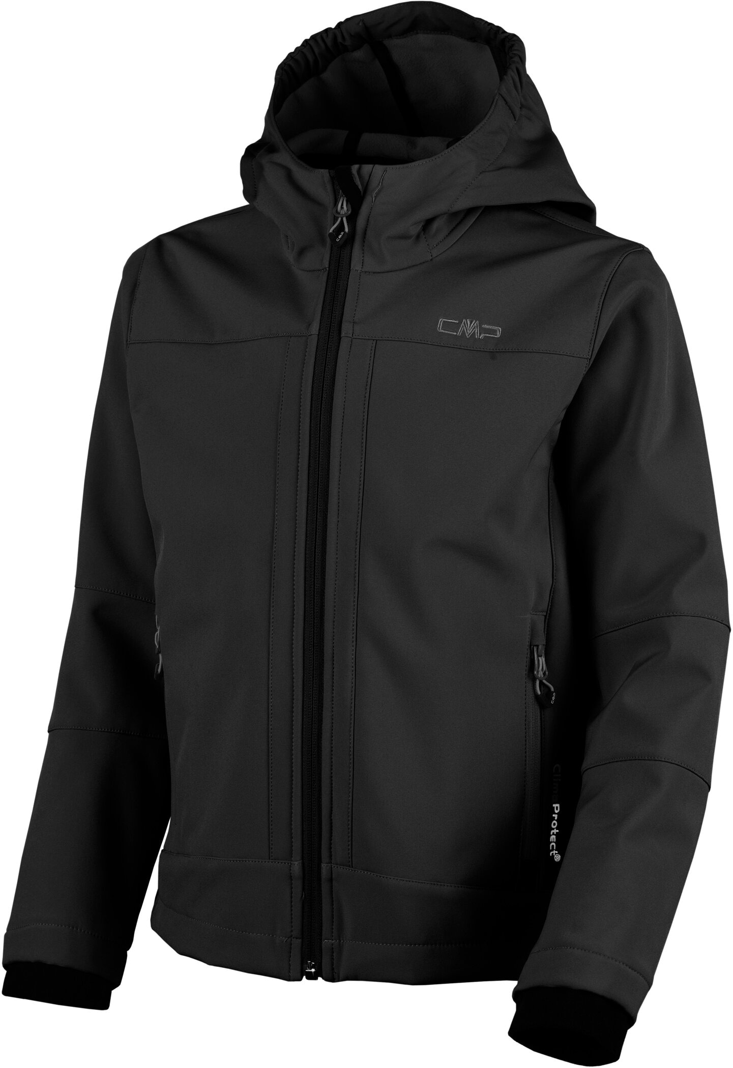 CMP Veste softshell »KID  SOFTSHELL JACKET FIX HOOD« avec capuche déperlant, coupe-vent, avec poches zippées