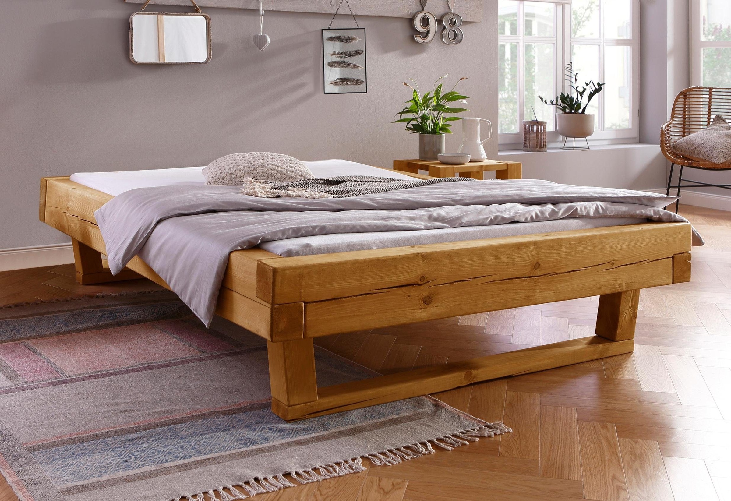 Image of Home affaire Bettgestell »Volme«, aus massiver Kiefer bei Ackermann Versand Schweiz