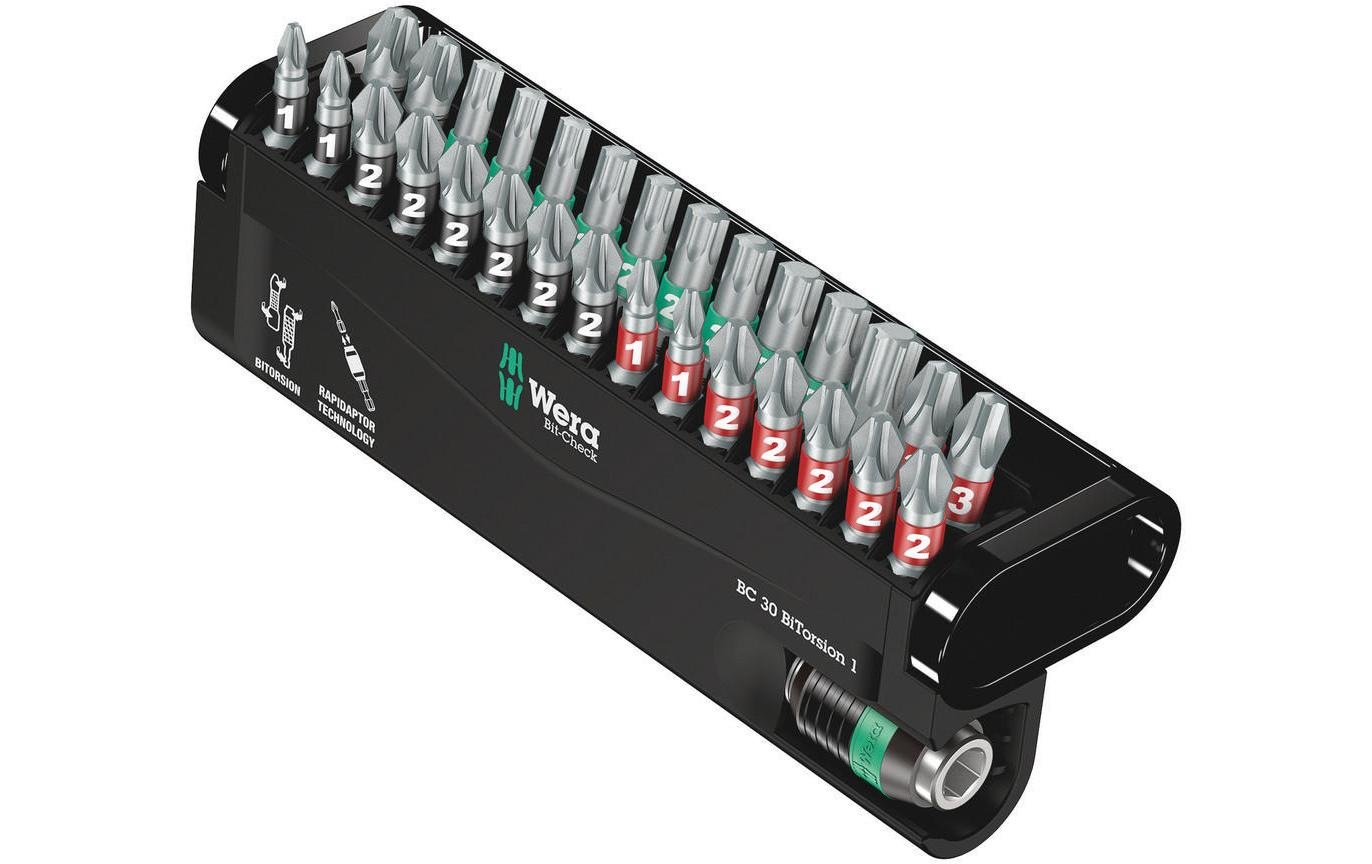 Image of Wera Bit-Set "Bit-Check 30 BiTorsion" 30 Stk. tlg.