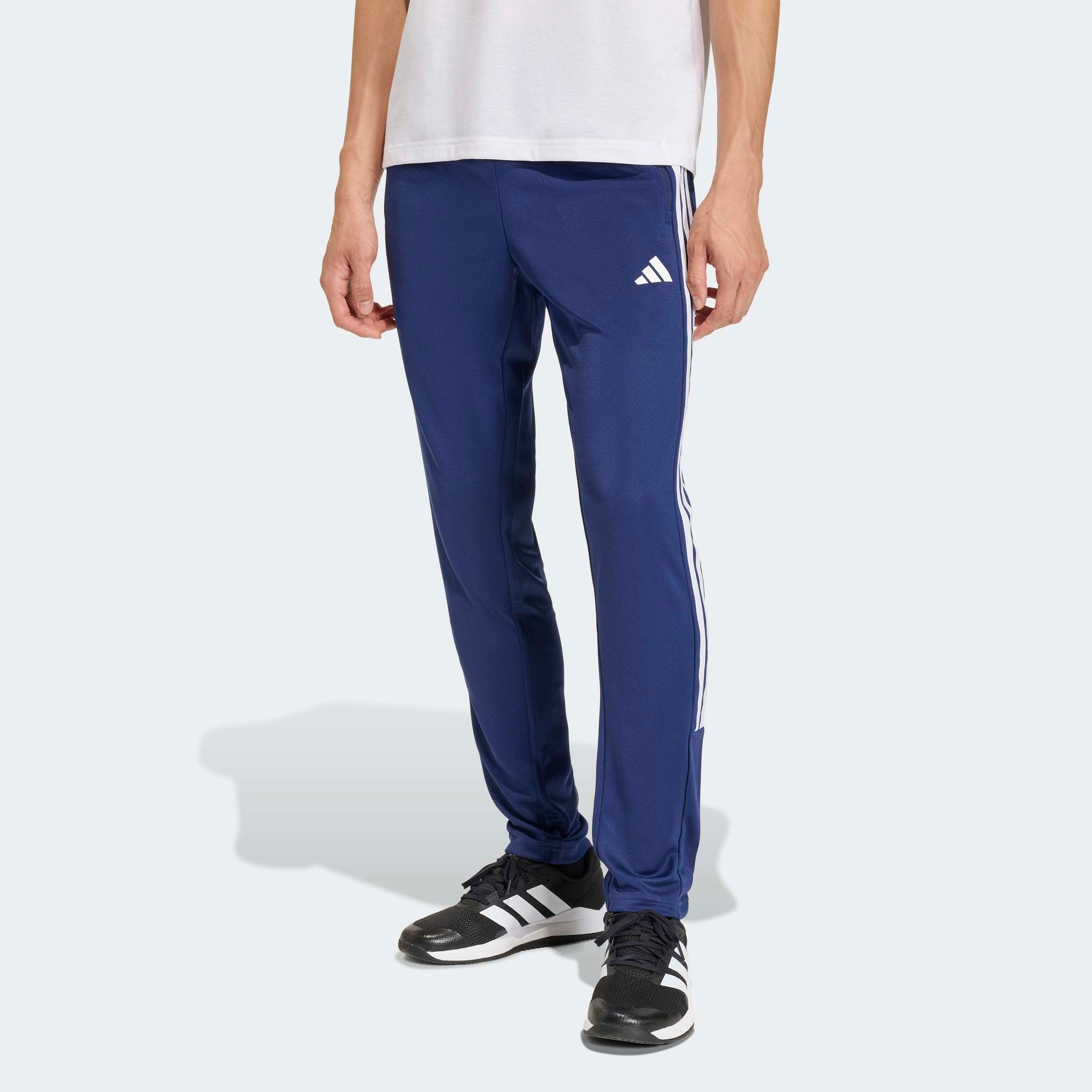 adidas Performance Pantalon de sport »WORKOUT ESSENTIALS ALL-SET 3-STREIFEN, GEWIRKTES MATERIAL«  pantalon d'entraînement, Climacool, coupe régulière