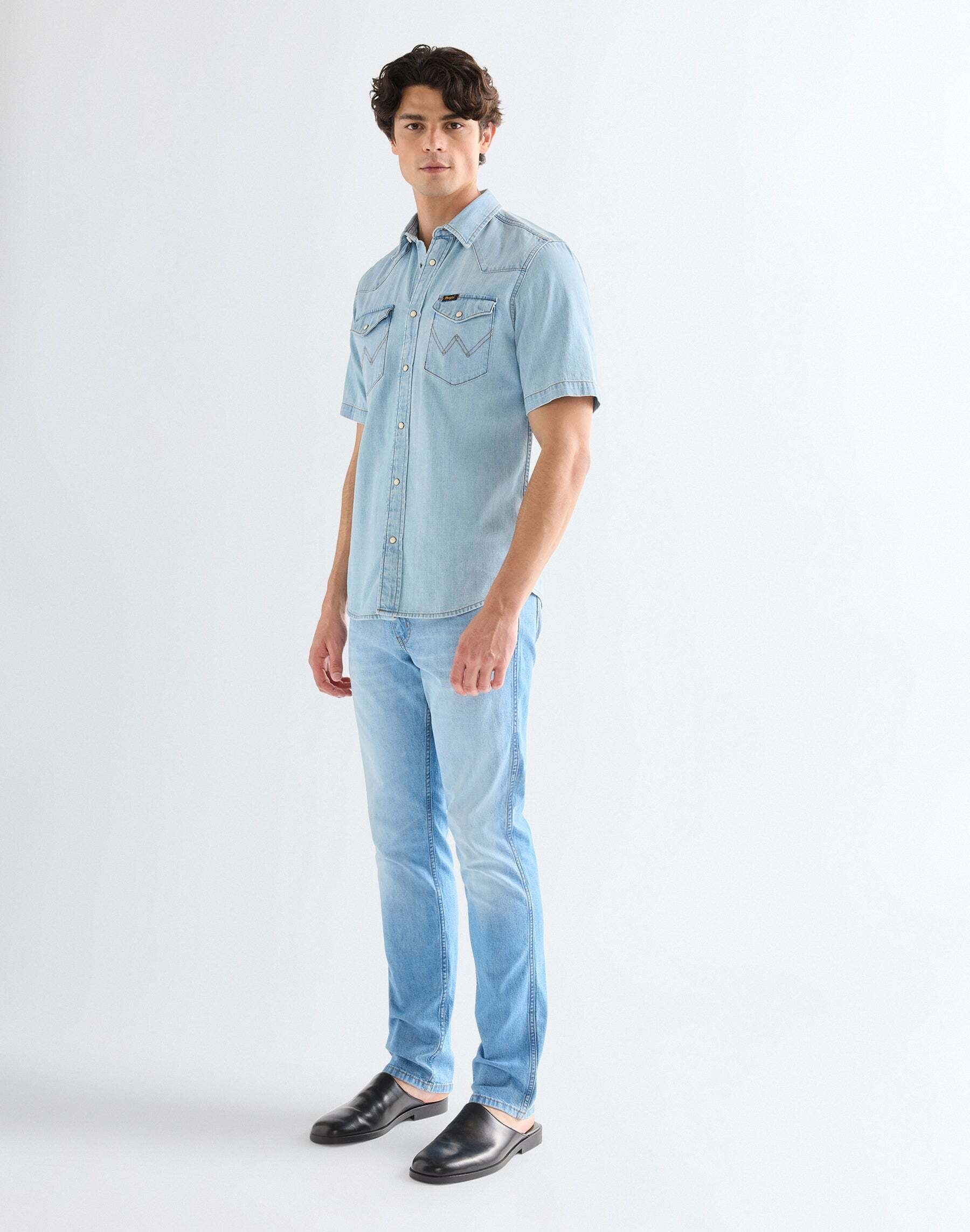 Wrangler Jeanshemd »WRANGLER Jeanshemd Shortsleeve Western«