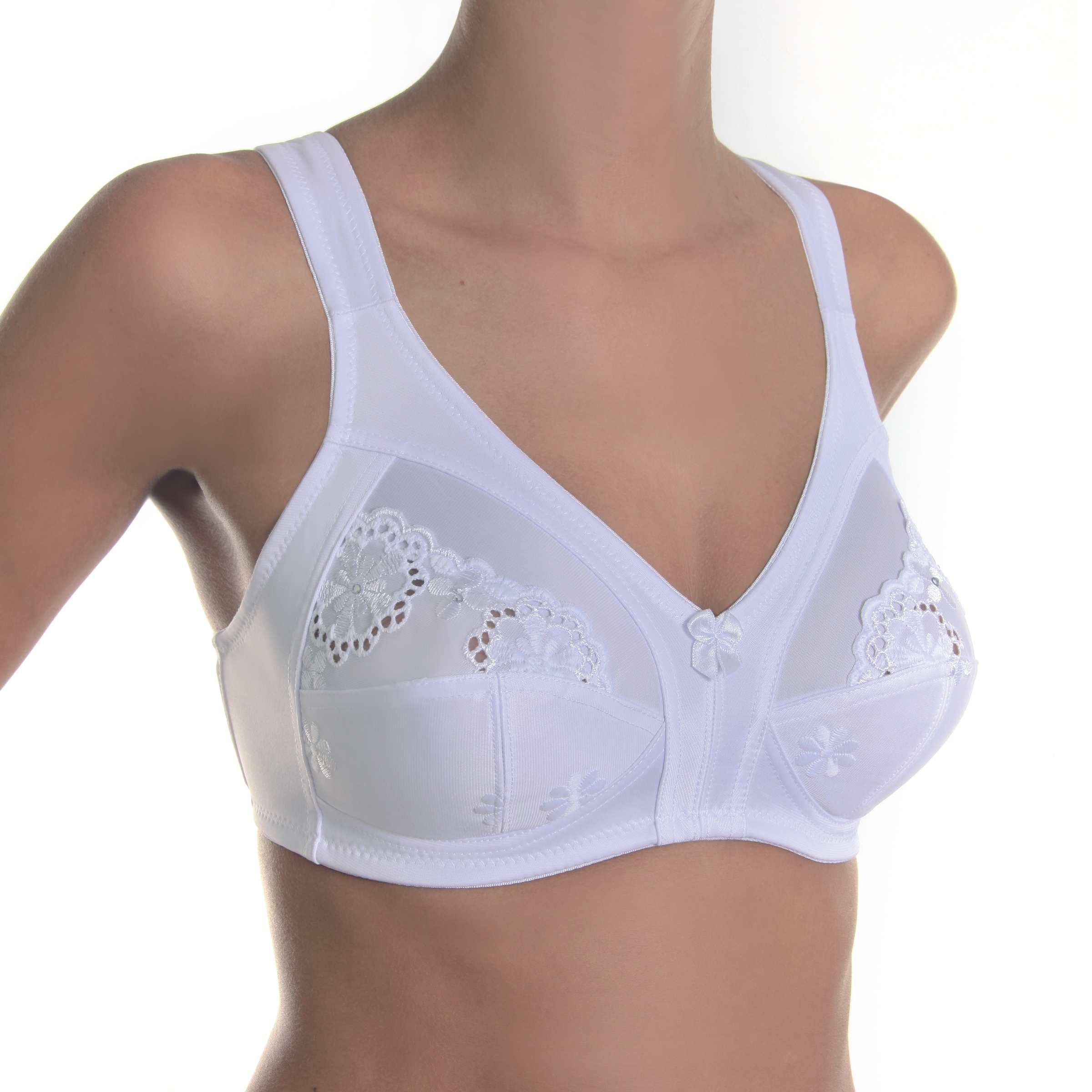 Sassa Soft-BH 2er Pack, atttrative Stickerei-Einsätze