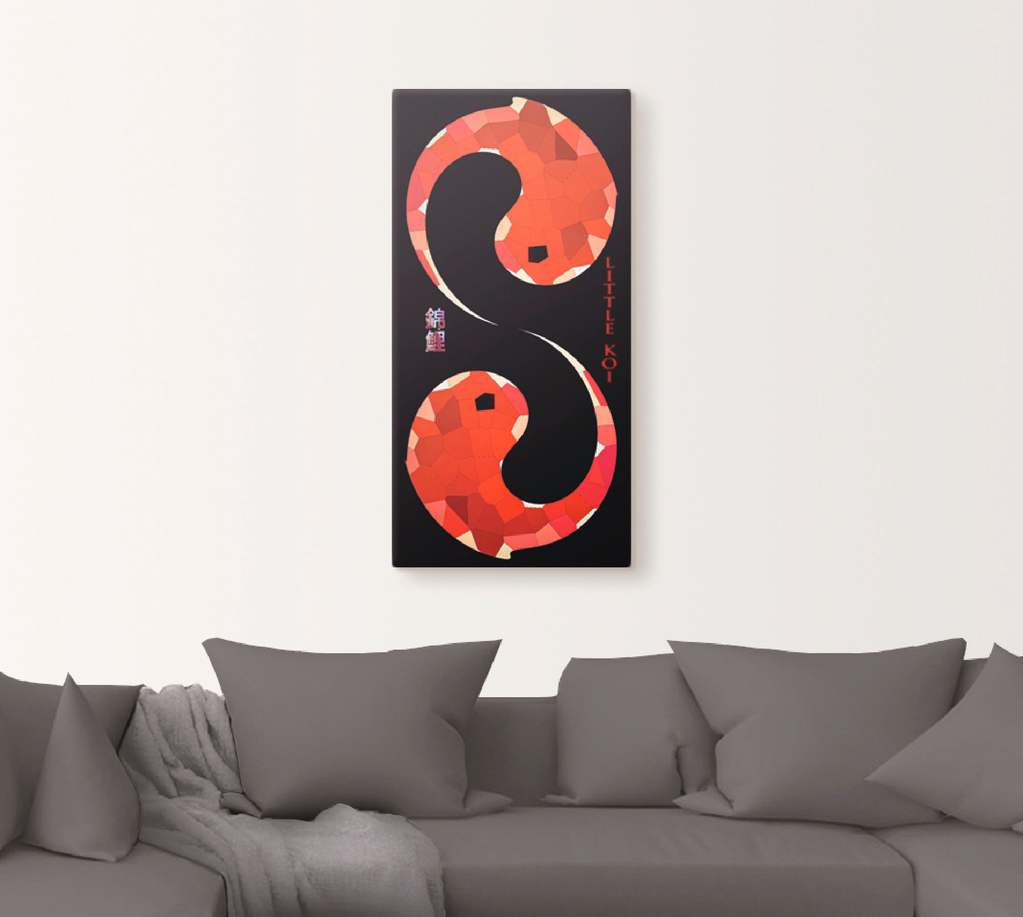 Artland Wandbild »KOI-Karpfen«, Religion, (1 St.), als Alubild, Leinwandbild, Wandaufkleber oder Poster in versch. Grössen