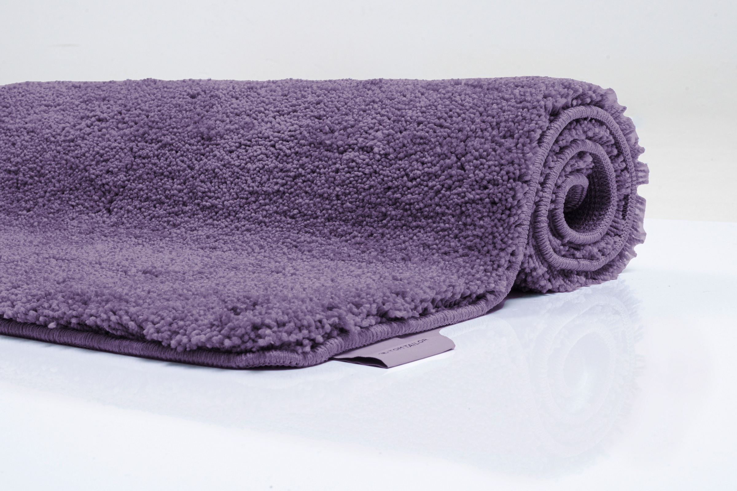 TOM TAILOR HOME Badematte »Cozy Bath UNI«, rutschhemmend beschichtet, fussbodenheizungsgeeignet, Badteppich, Uni Farben, rechteckig, rund und oval erhältlich