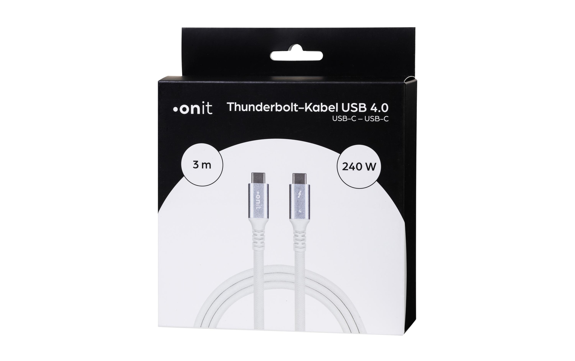 onit Thunderbolt-Kabel »4-Kabel USB C - USB C 3 m«, 30 cm