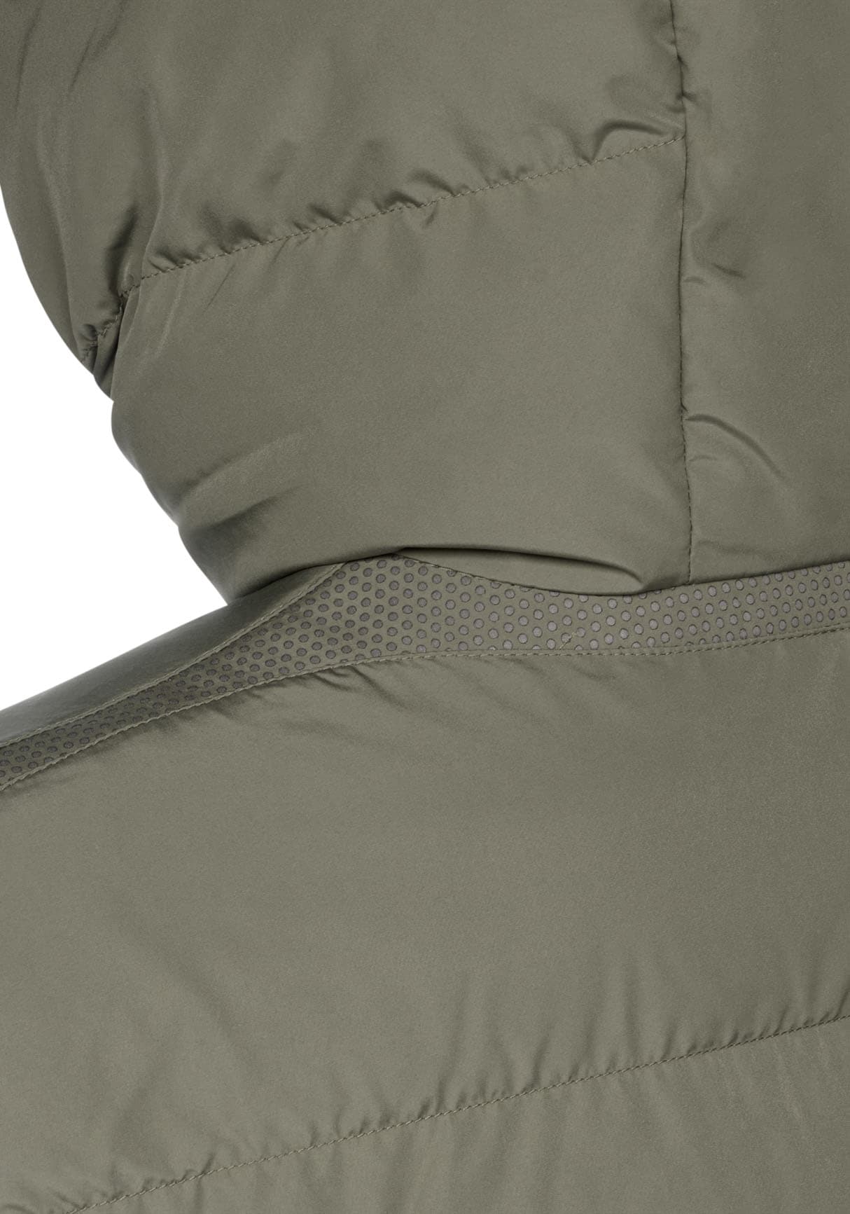Geox Steppjacke »PIEVE«, mit Kapuze, mit verdecktem Reissverschluss & Druckern, Kapuze mit Schirm, 4 Taschen