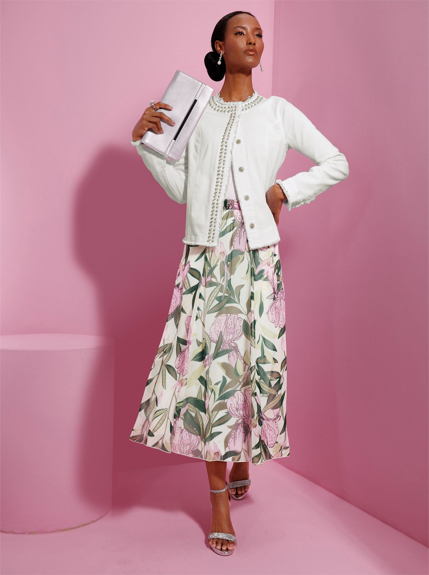 creation L Jeansblazer "Lyocell-Baumwoll-Mix-Blazer"