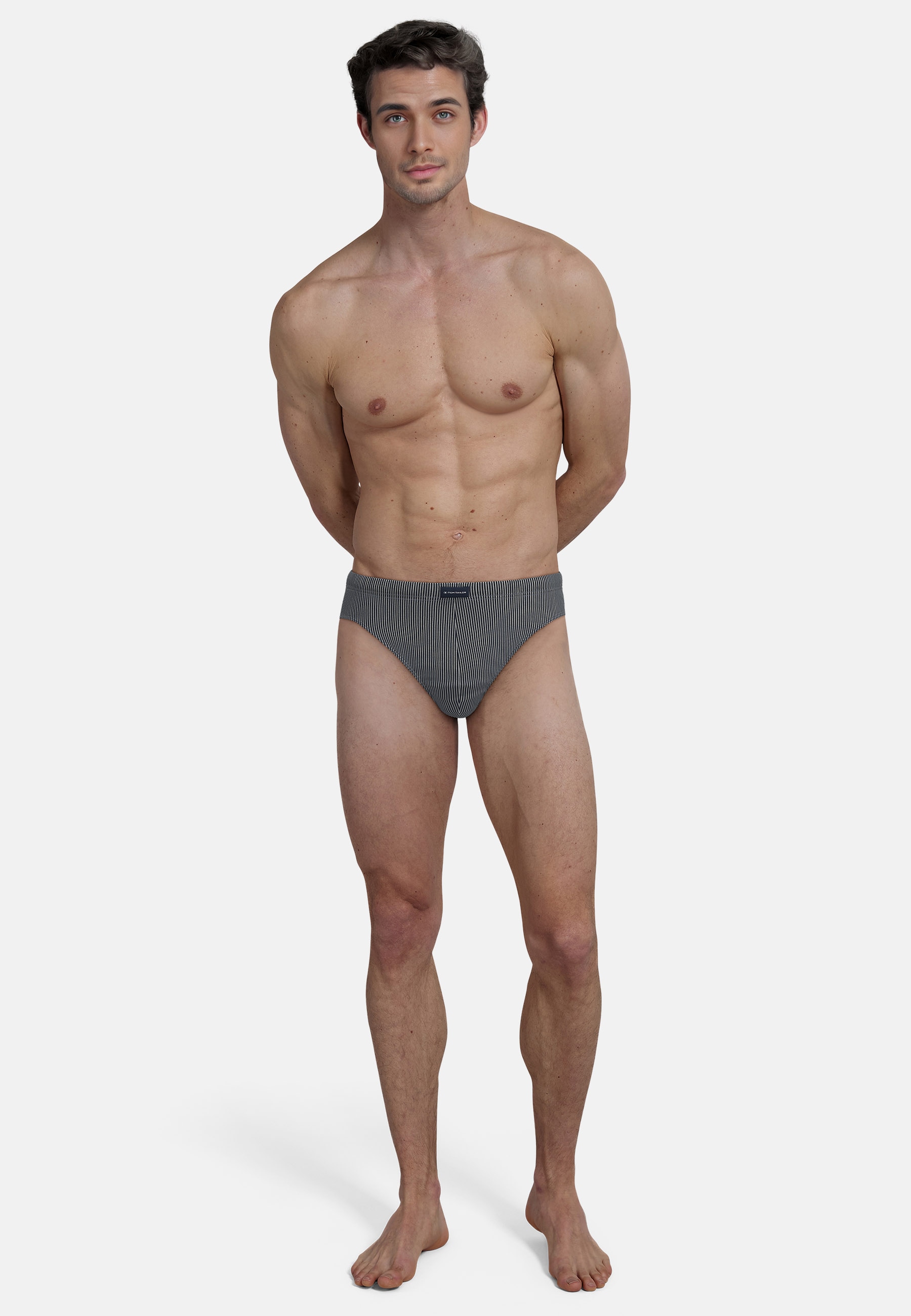 TOM TAILOR Minislip »Kentucky«, 2 bequem, basic, eng, atmungsaktiv, mit Logo, breiter Bund, Baumwollmix