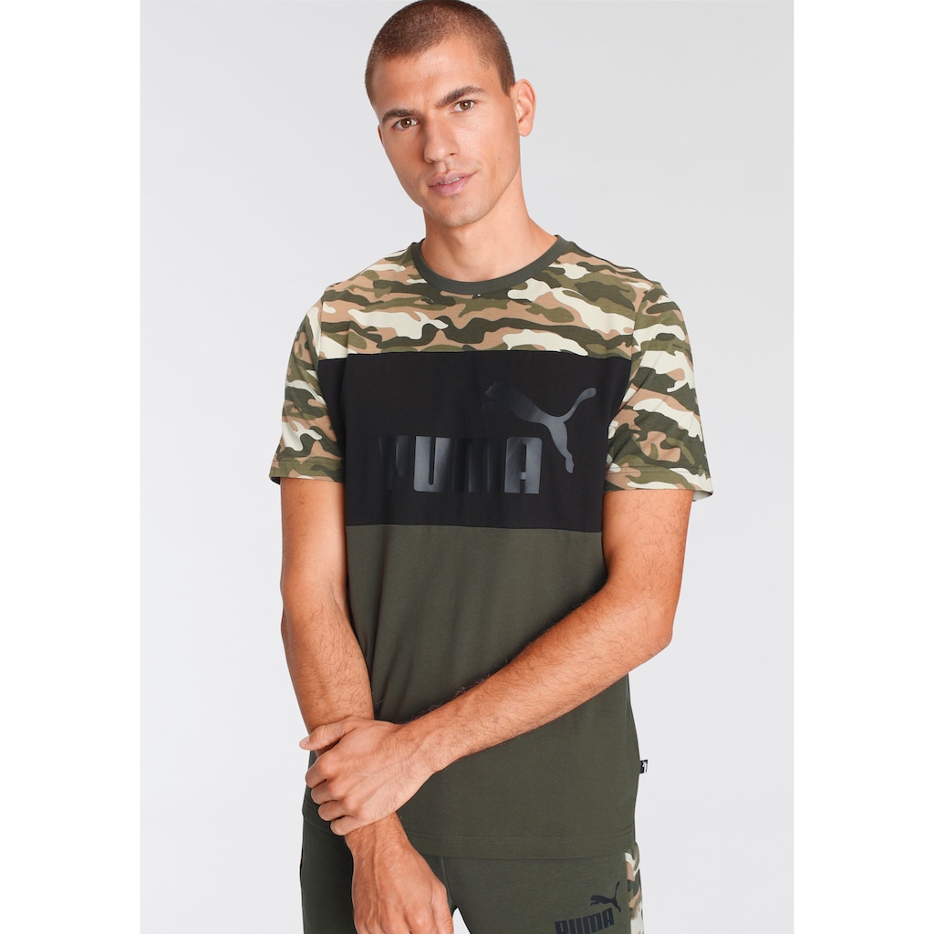 PUMA T-Shirt »ESS+ Camo Tee«