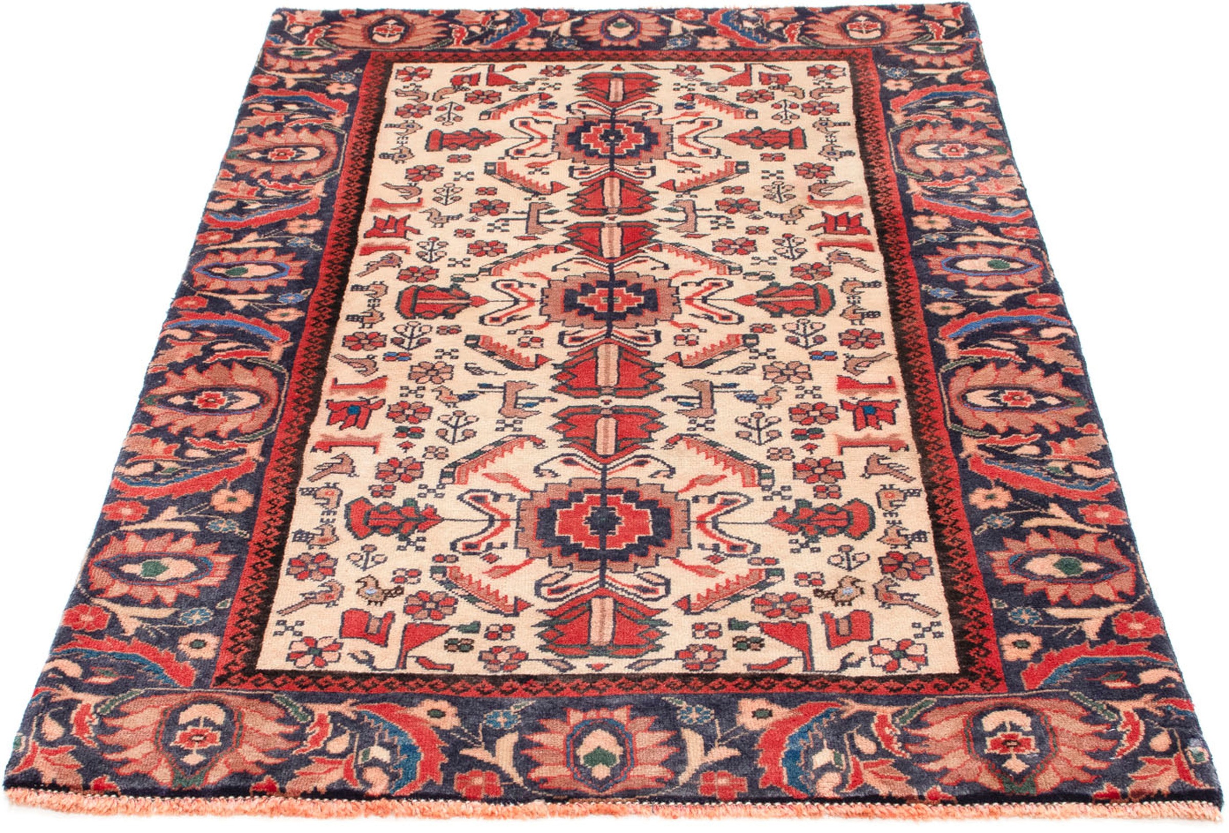 Image of morgenland Orientteppich »Belutsch - 147 x 92 cm - beige«, rechteckig, 8 mm Höhe, Wohnzimmer, Handgeknüpft, Einzelstück mit Zertifikat bei Ackermann Versand Schweiz