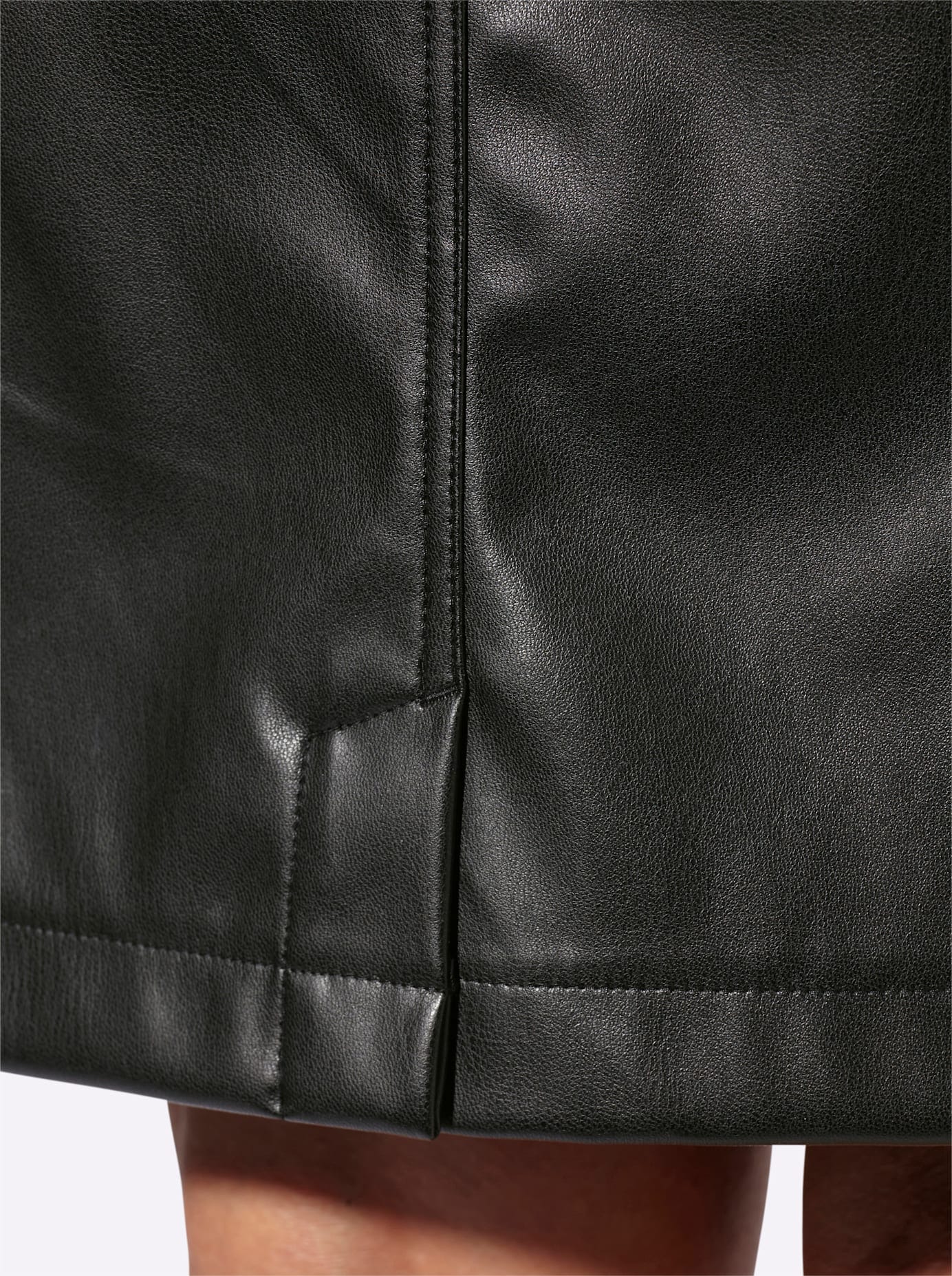 Inspirationen Lederimitatrock