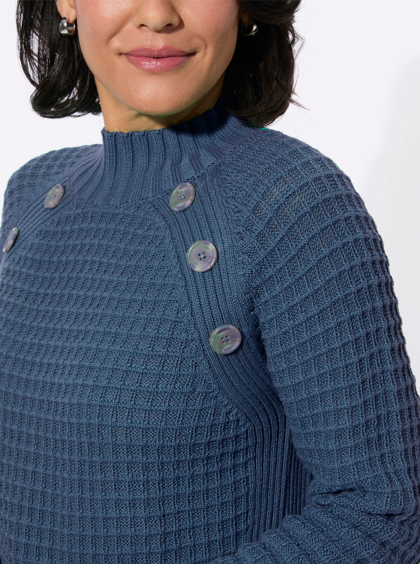 Casual Looks Stehkragenpullover »Stehkragen-Pullover«